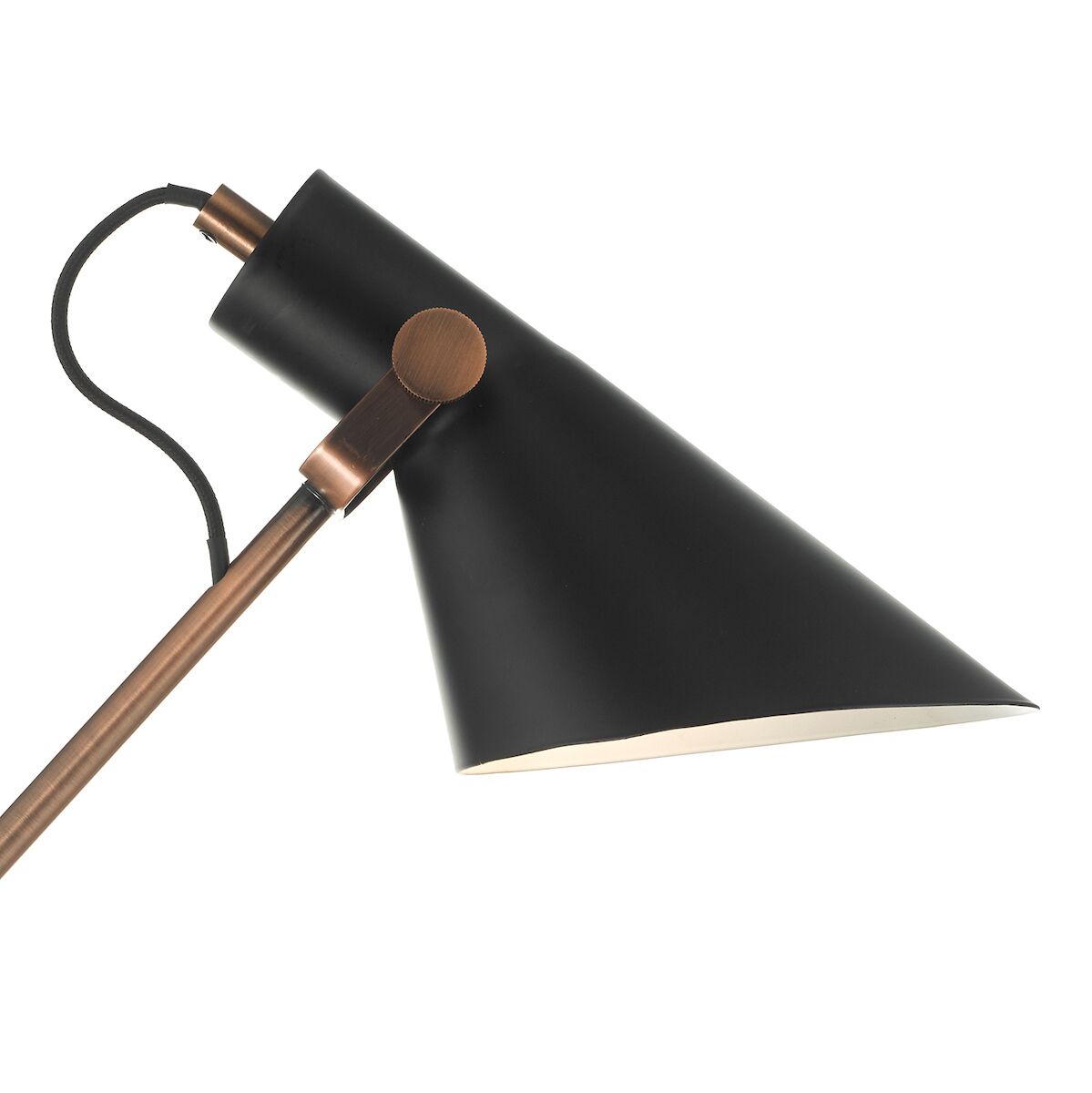 Jack Task Table Lamp Black Antique Copper<br>Antique Copper - Image 4