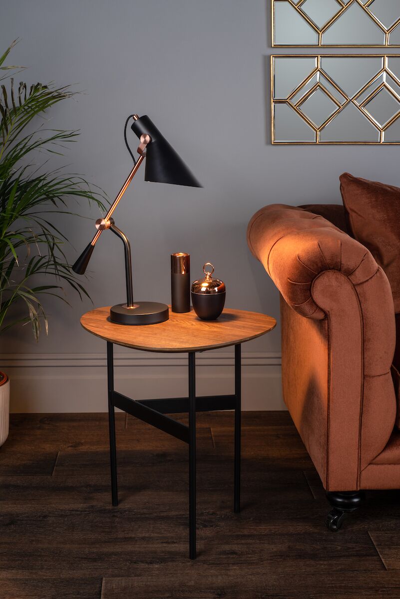 Jack Task Table Lamp Black Antique Copper<br>Antique Copper - Image 6