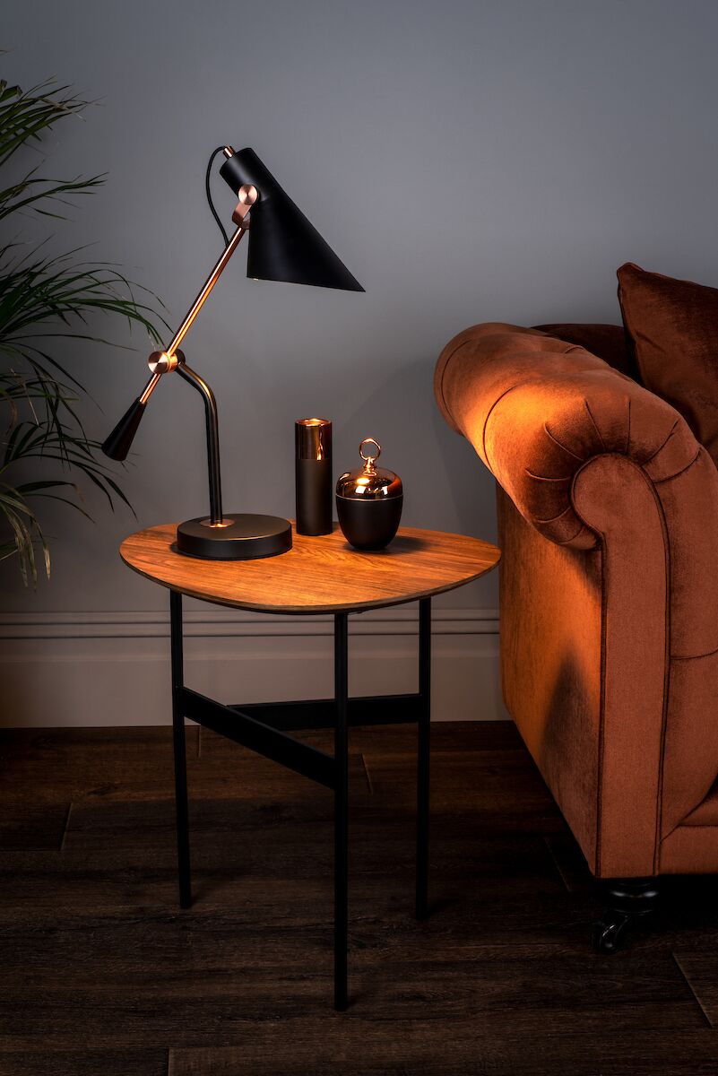 Jack Task Table Lamp Black Antique Copper<br>Antique Copper - Image 7