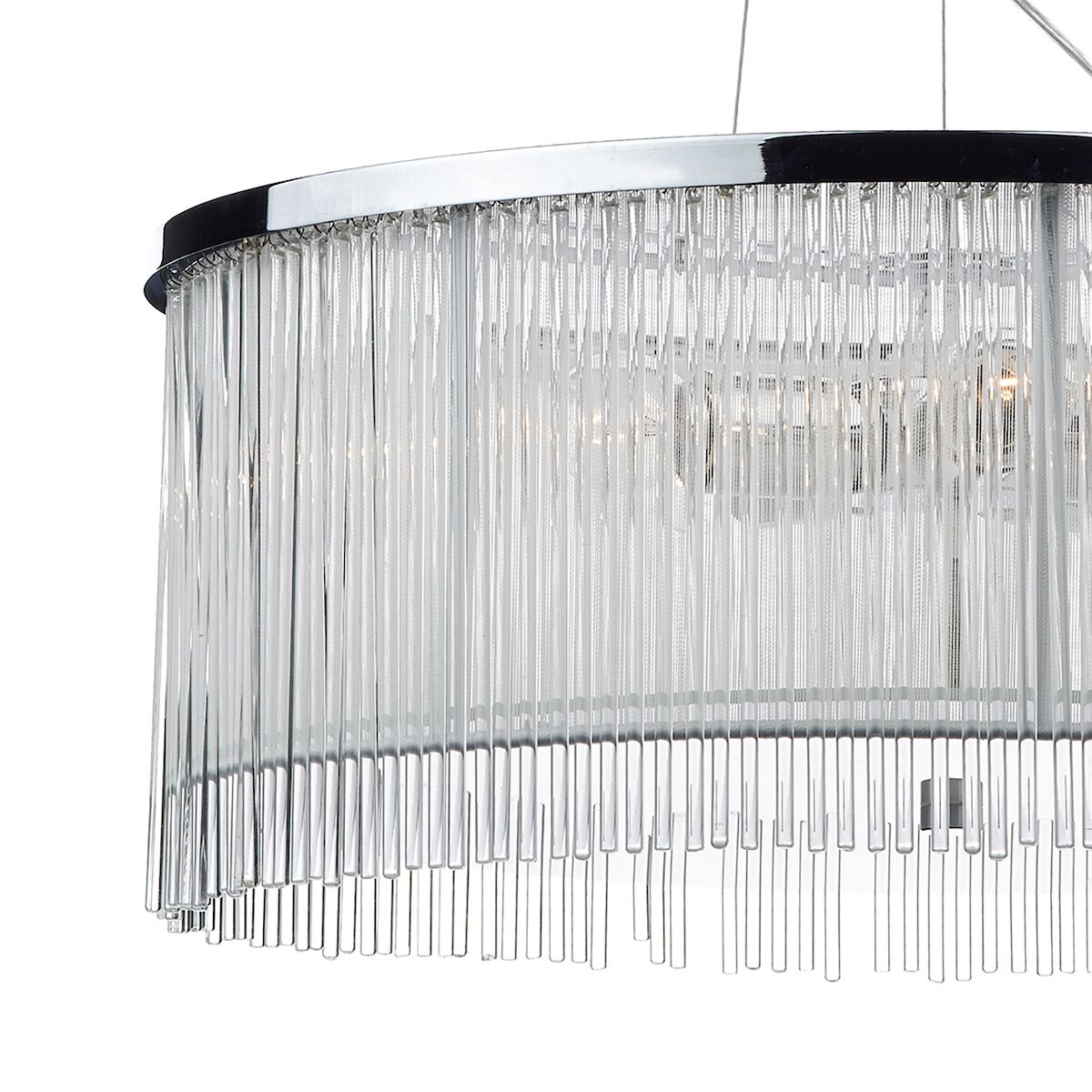 Japan 50cm 3 Light Pendant White<br>Glass - Image 3