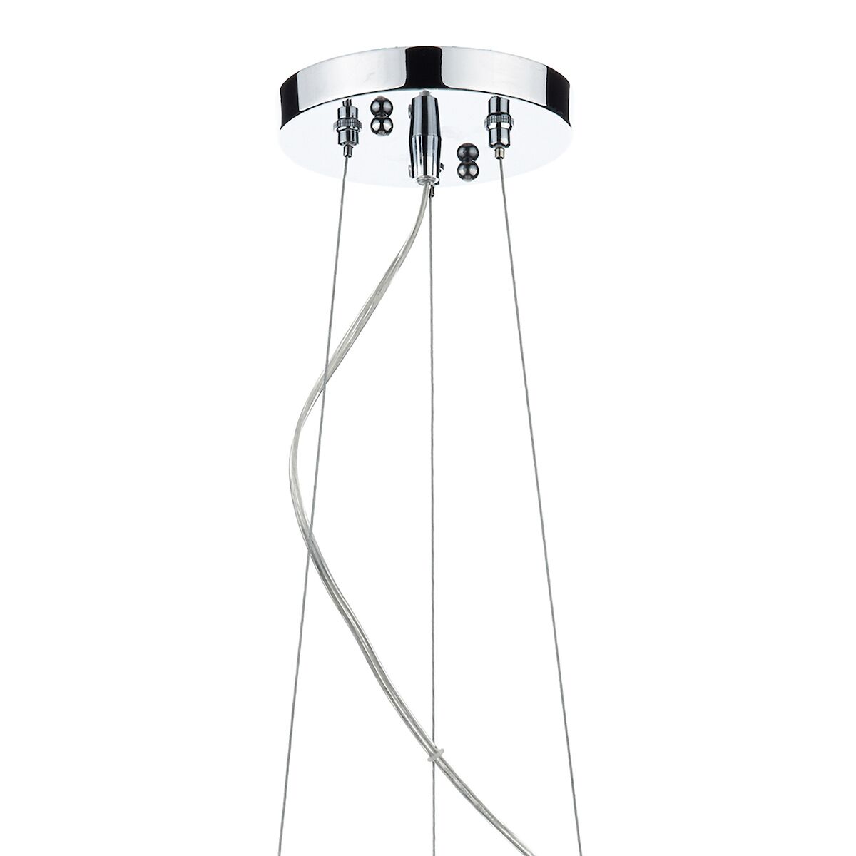 Japan 50cm 3 Light Pendant White<br>Glass - Image 4