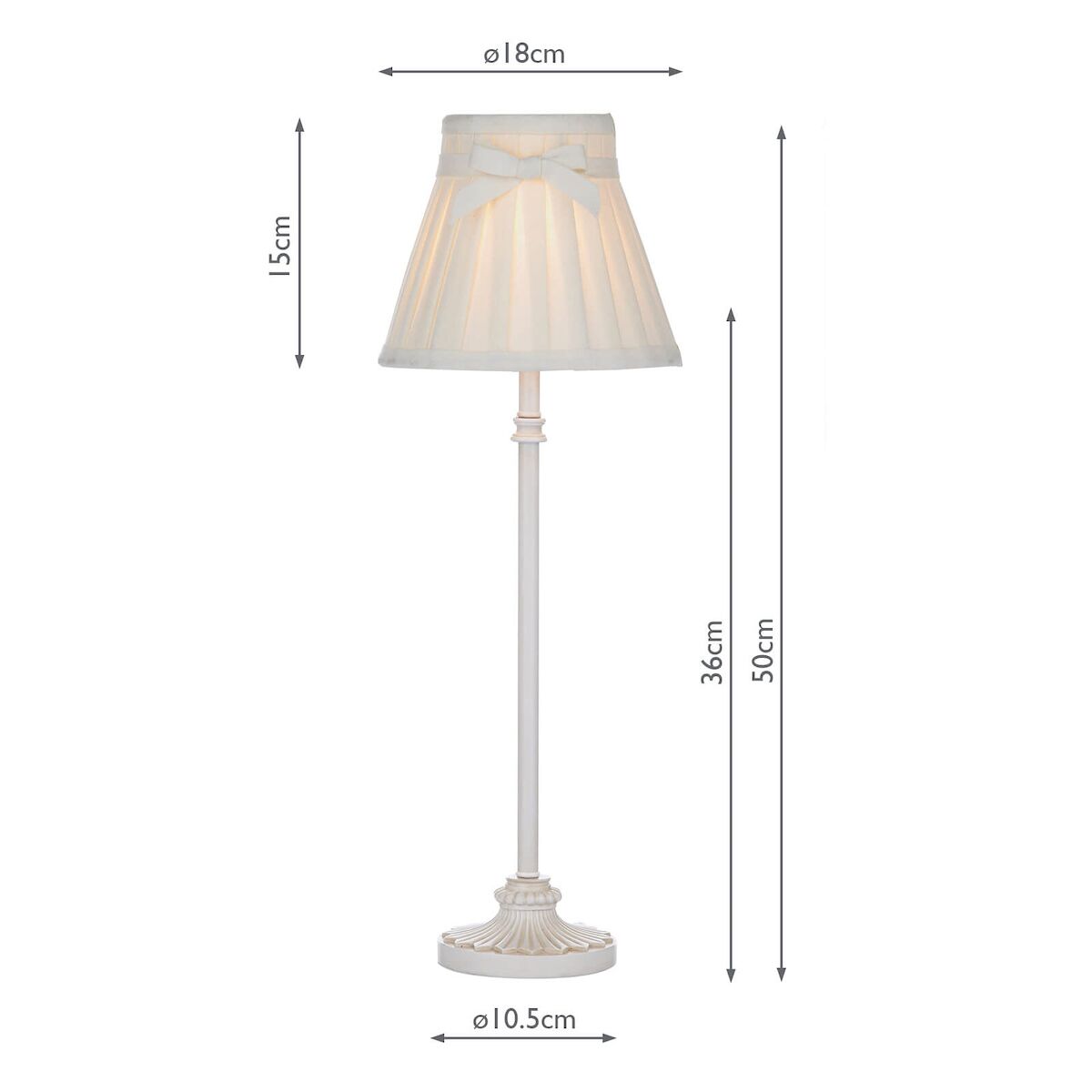 Judy Table Lamp Cream With Shade Matt Cream - Image 2