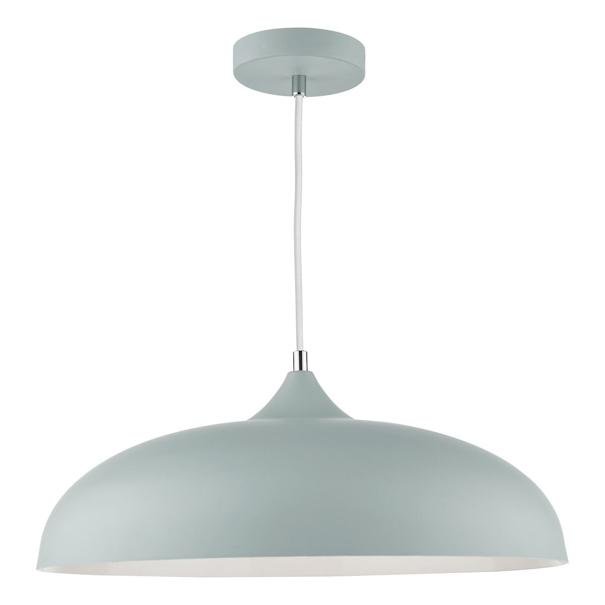 Kaelan 1 Light Pendant Soft Matt Grey<br>Matt Grey