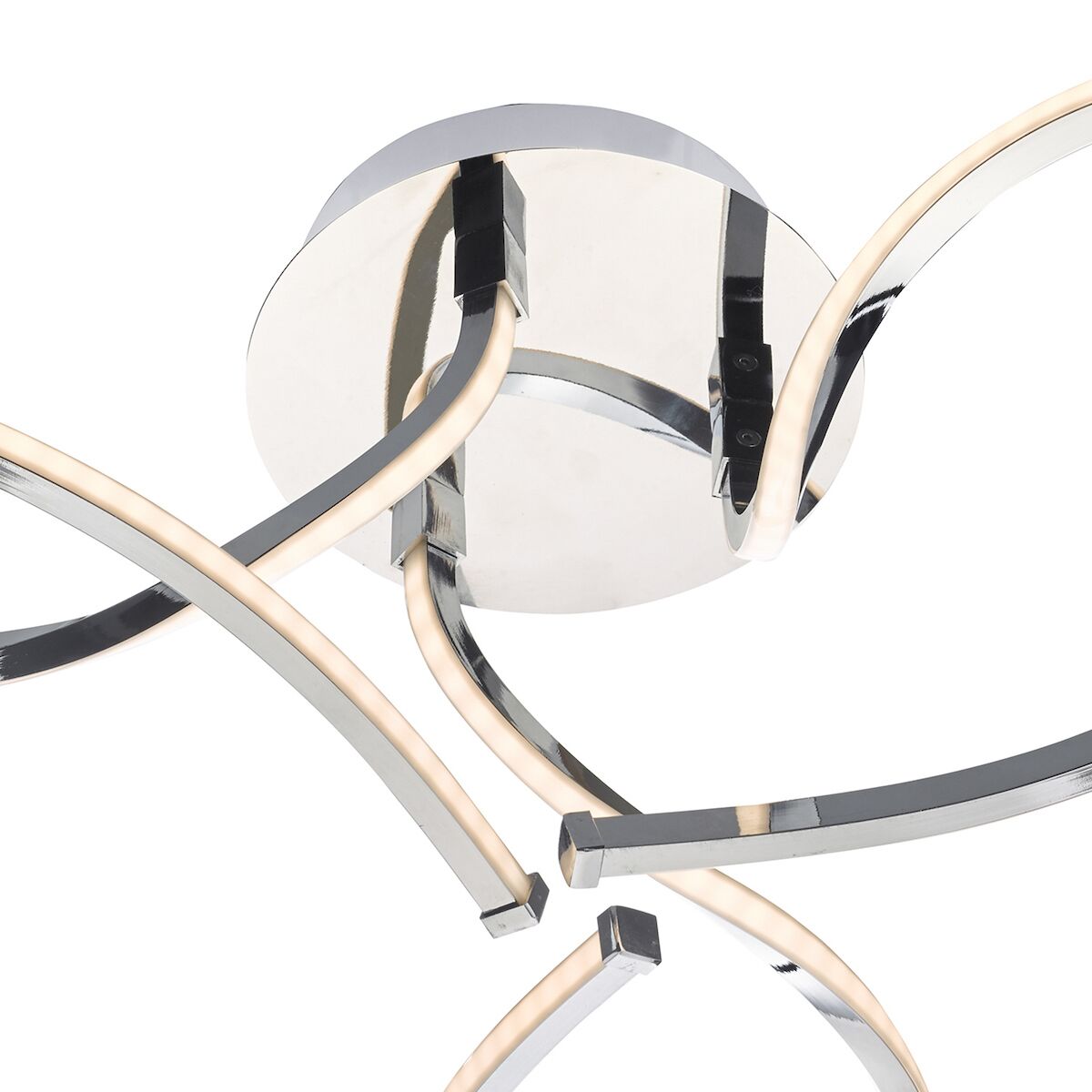 Killian 3 Light Semi Flush Polished Chrome LED<br>Polished Chrome - Image 3