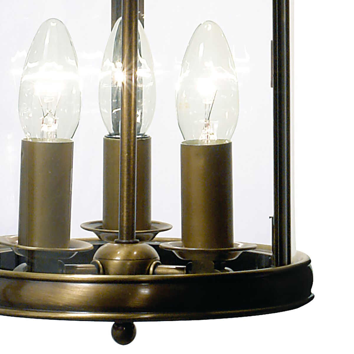 Lambeth 3 Light Lantern Dual Mount Antique Brass<br>Antique Brass - Image 3