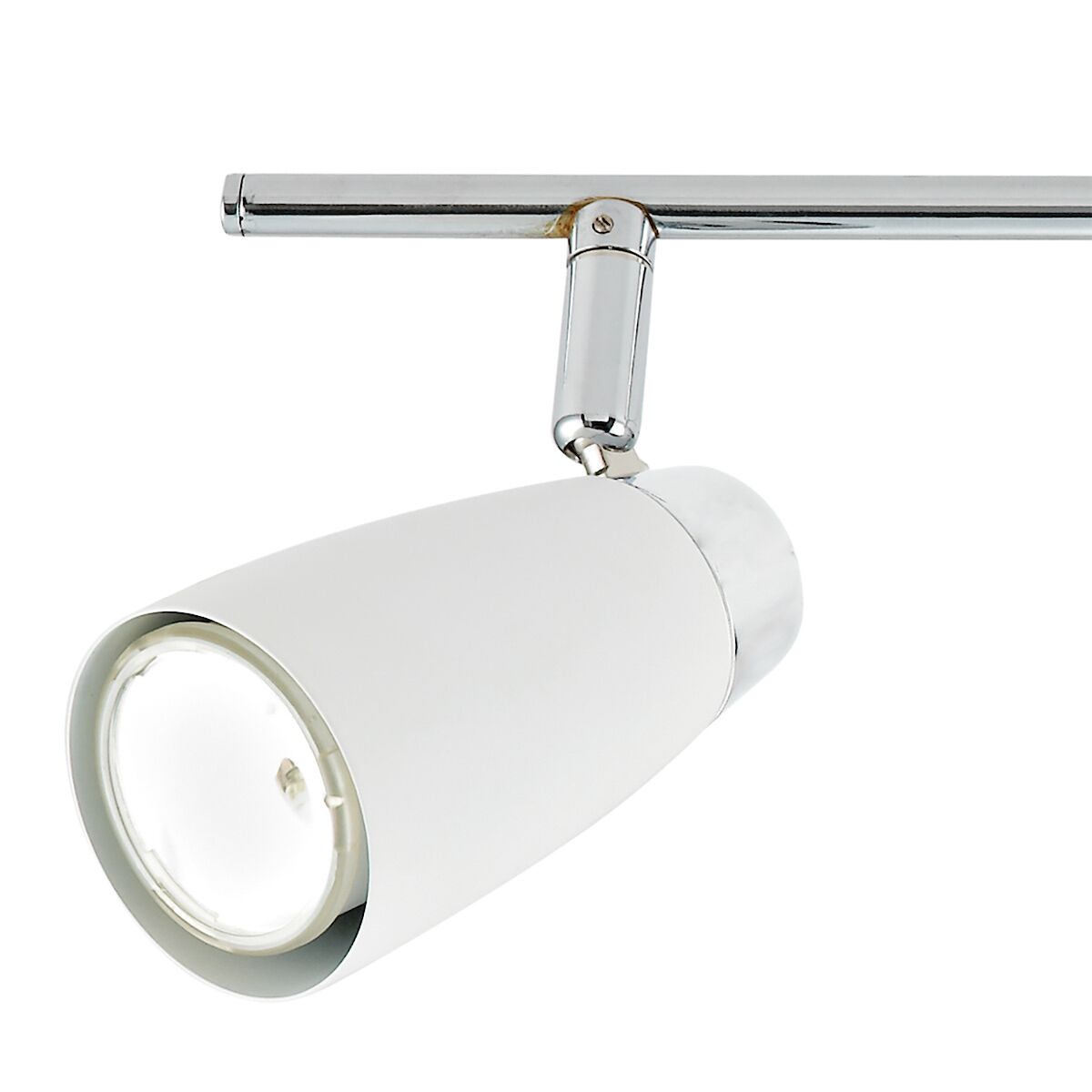 Loft 4 Light Bar Spotlight Matt White Polished Chrome<br>Matt White - Image 2