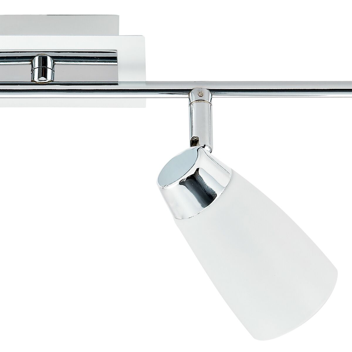 Loft 4 Light Bar Spotlight Matt White Polished Chrome<br>Matt White - Image 3