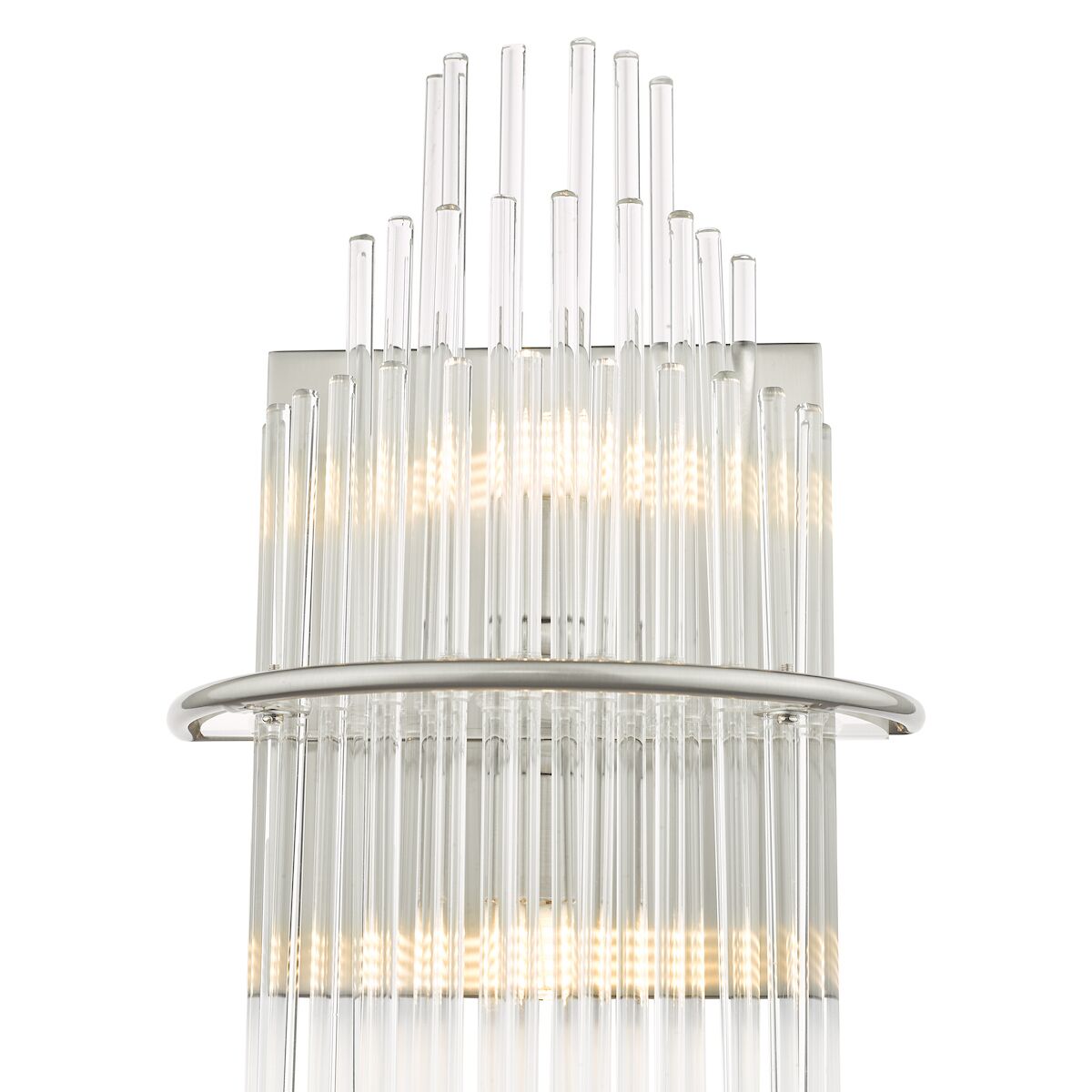 Lukas 2 Light Wall Light Polished Chrome Glass<br>Polished Chrome - Image 3
