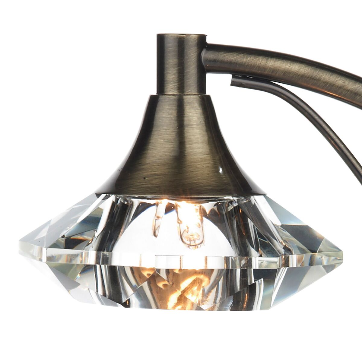 Luther Table Lamp Antique Brass Crystal<br>Antique Brass - Image 3