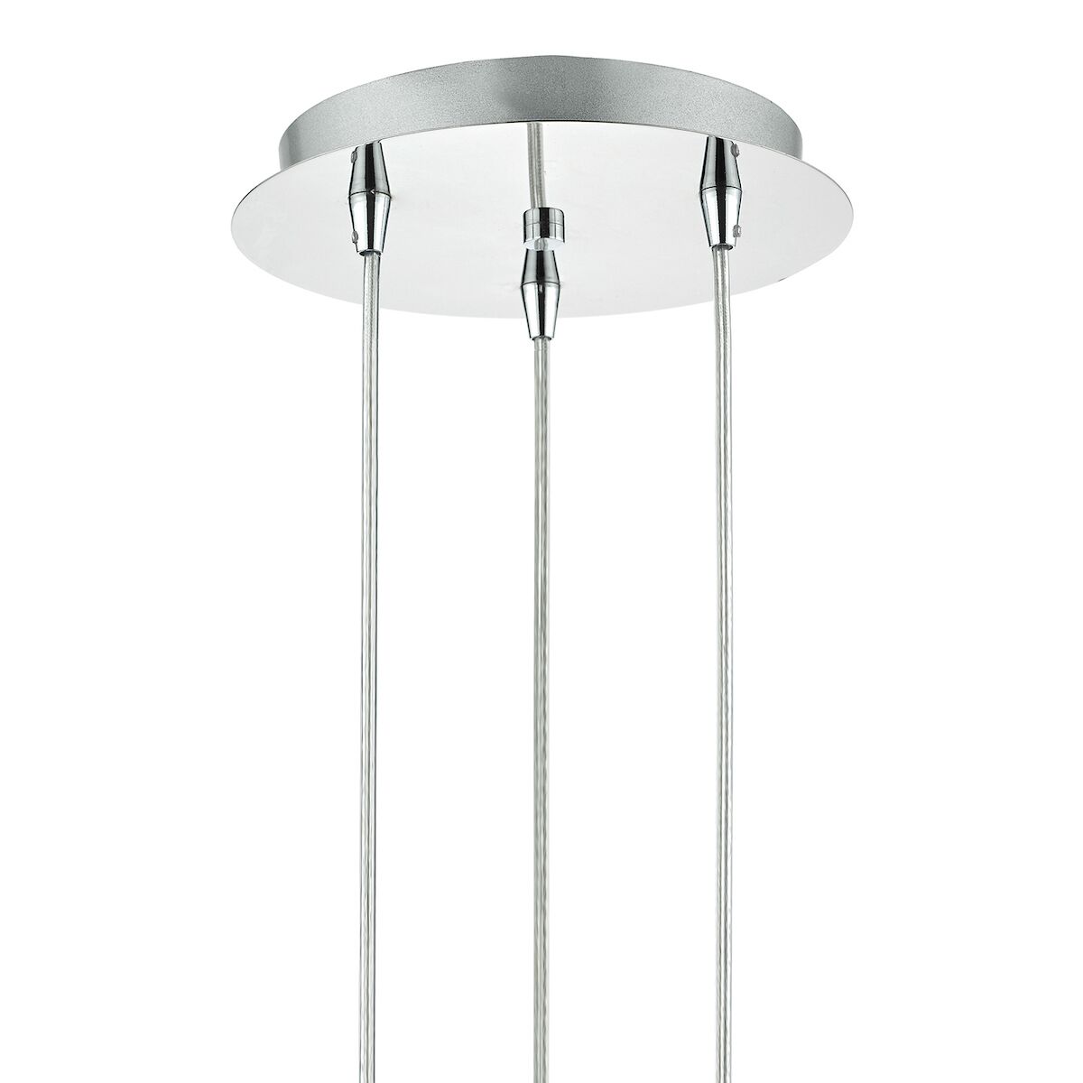 Lyall 3 Light Pendant Polished Chrome Glass<br>Polished Chrome - Image 2