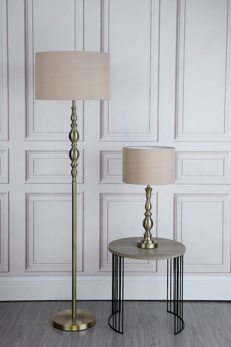 Madrid Table Lamp Antique Brass With Shade <br>Antique Bronze - Image 8