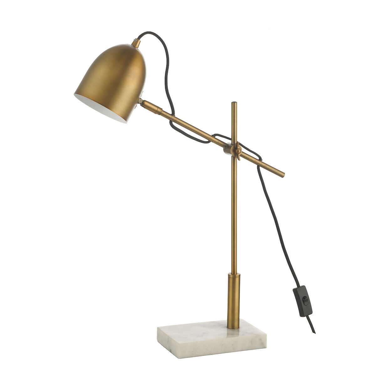 Mendal Task Lamp Bronze & Marble<br>Antique Bronze - Image 2