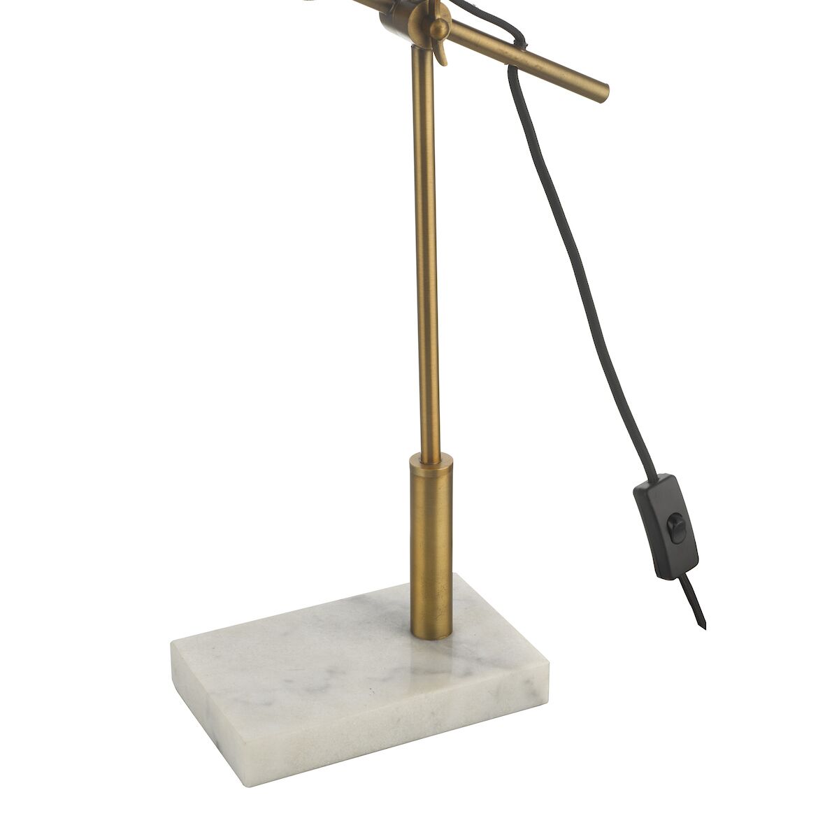 Mendal Task Lamp Bronze & Marble<br>Antique Bronze - Image 3