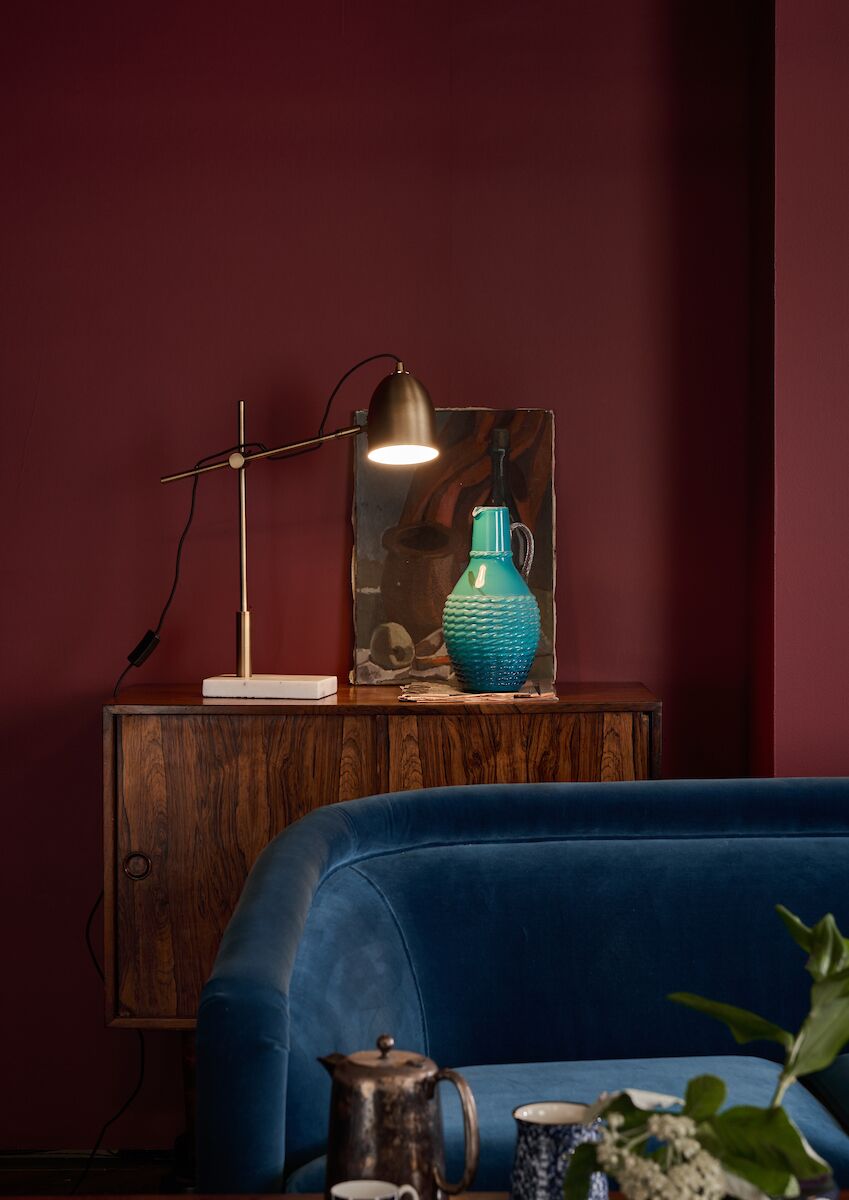 Mendal Task Lamp Bronze & Marble<br>Antique Bronze - Image 5