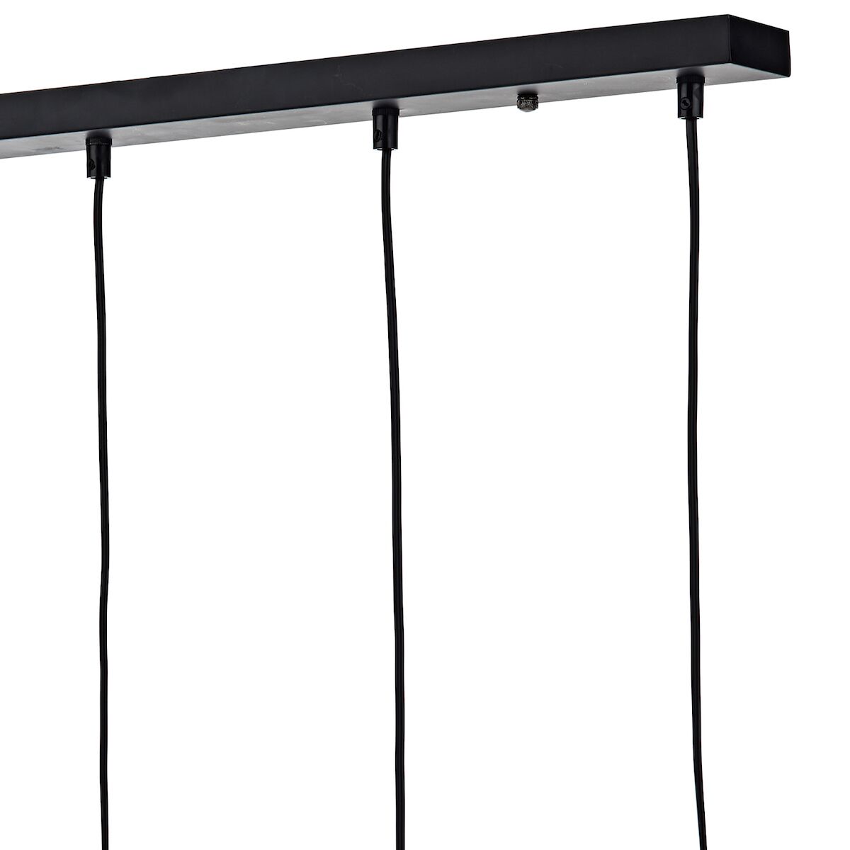 Midi Cage 5 Light Bar Pendant Matt Black Bright & Copper<br>Matt Black - Image 5