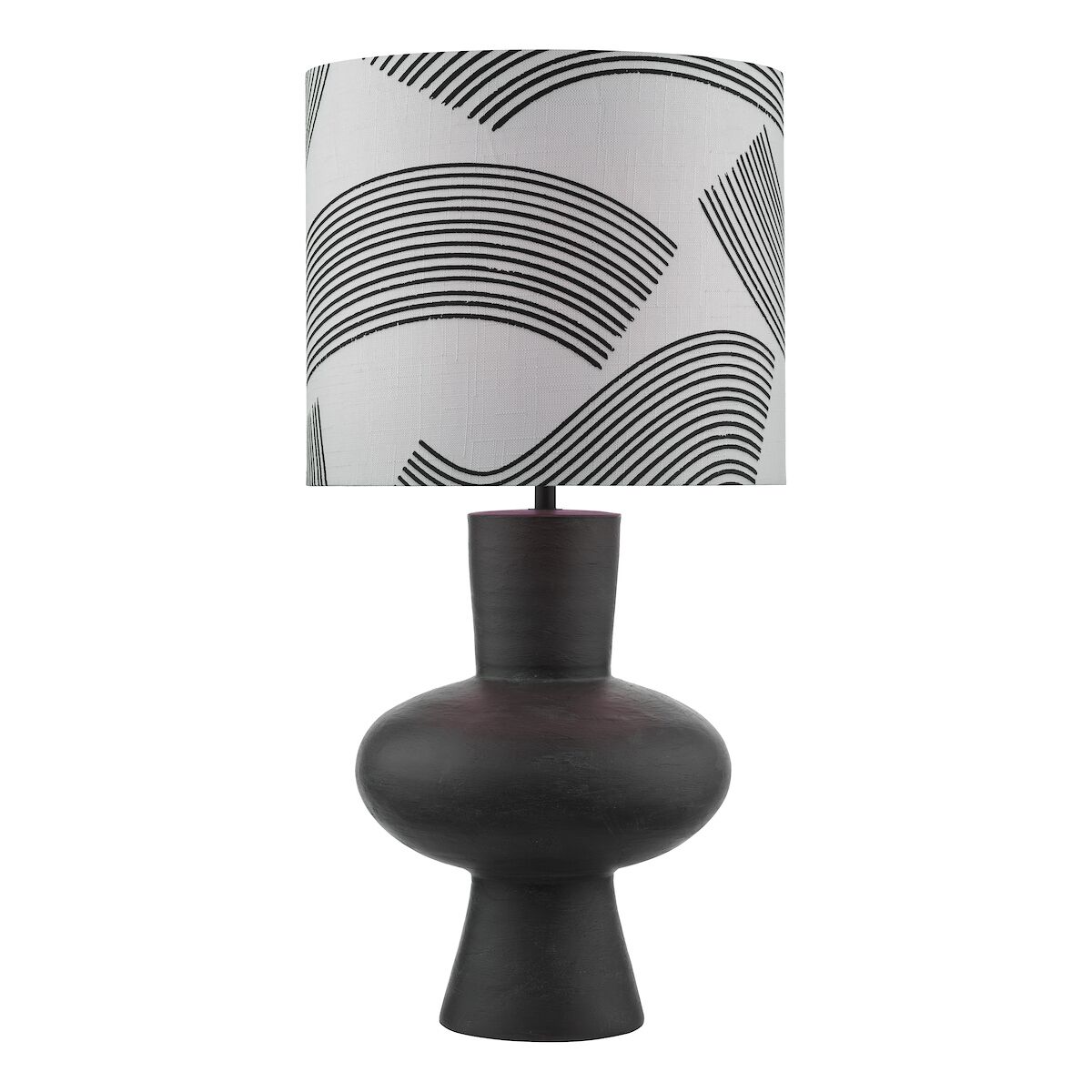Miho Table Lamp Black/Bronze With Shade <br>Black - Image 2