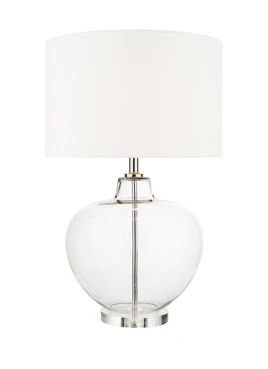 Moffat Table Lamp Glass Polished Chrome Base Only<br>Glass