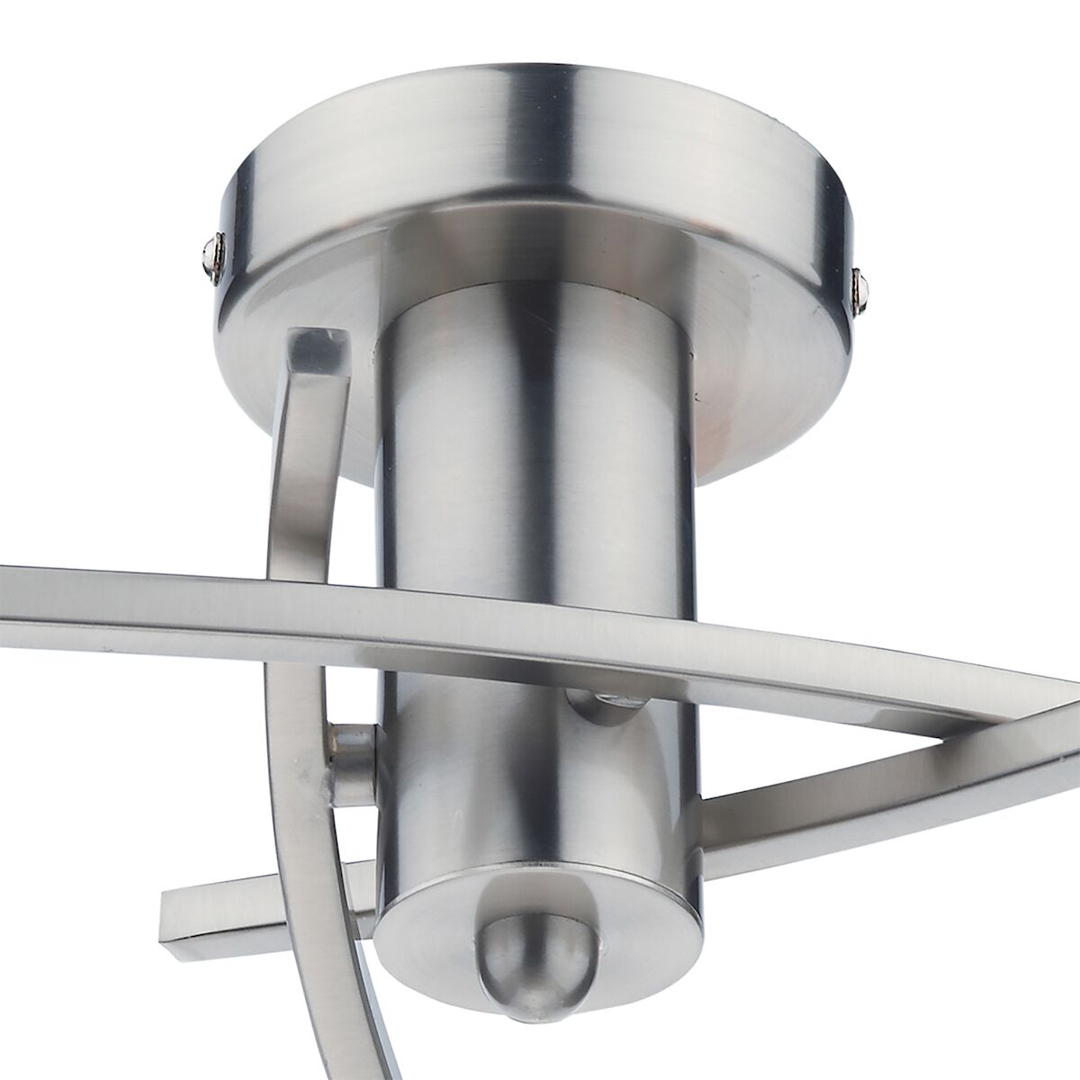 Morgan 3 Light Semi Flush Satin Chrome<br>Satin Chrome - Image 2