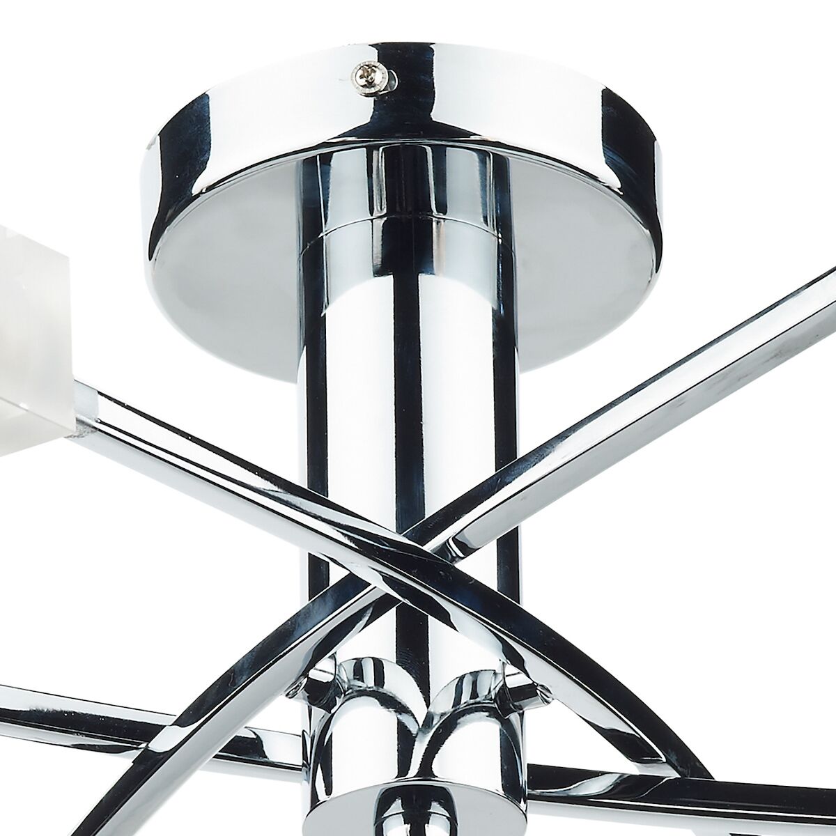 Morgan 6 Light Semi Flush Polished Chrome<br>Polished Chrome - Image 2