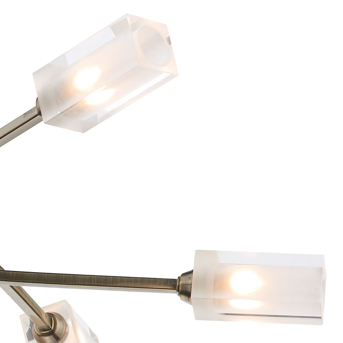 Morgan 6 Light Semi Flush Antique Brass<br>Antique Brass - Image 3