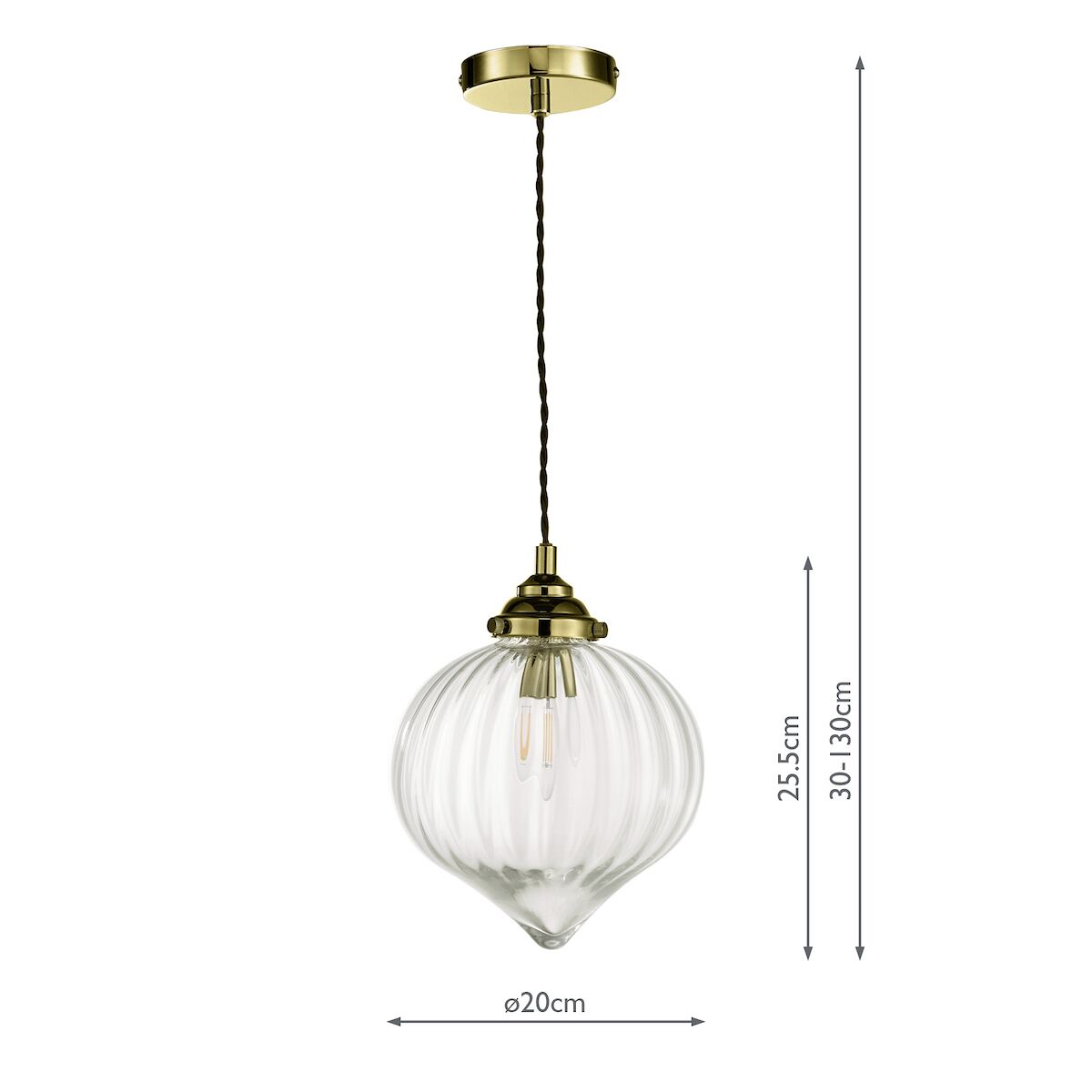 Mya 1 Light Single Pendant Antique Brass Glass<br>Antique Brass - Image 6