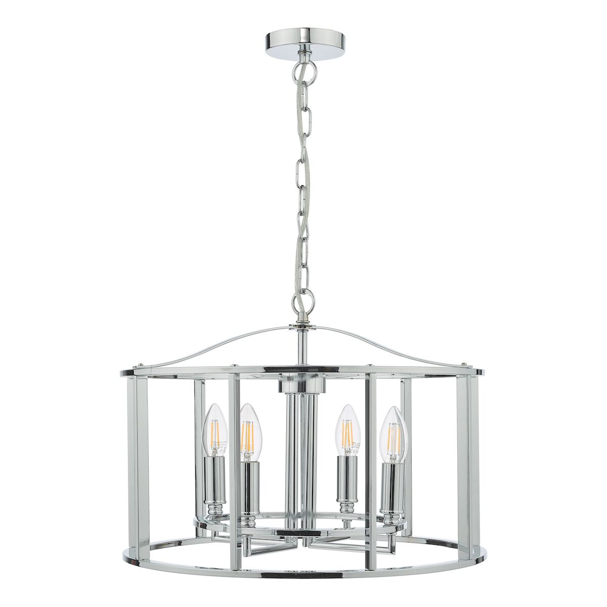 Myka 4 Light Pendant Polished Chrome<br>Polished Chrome - Image 2
