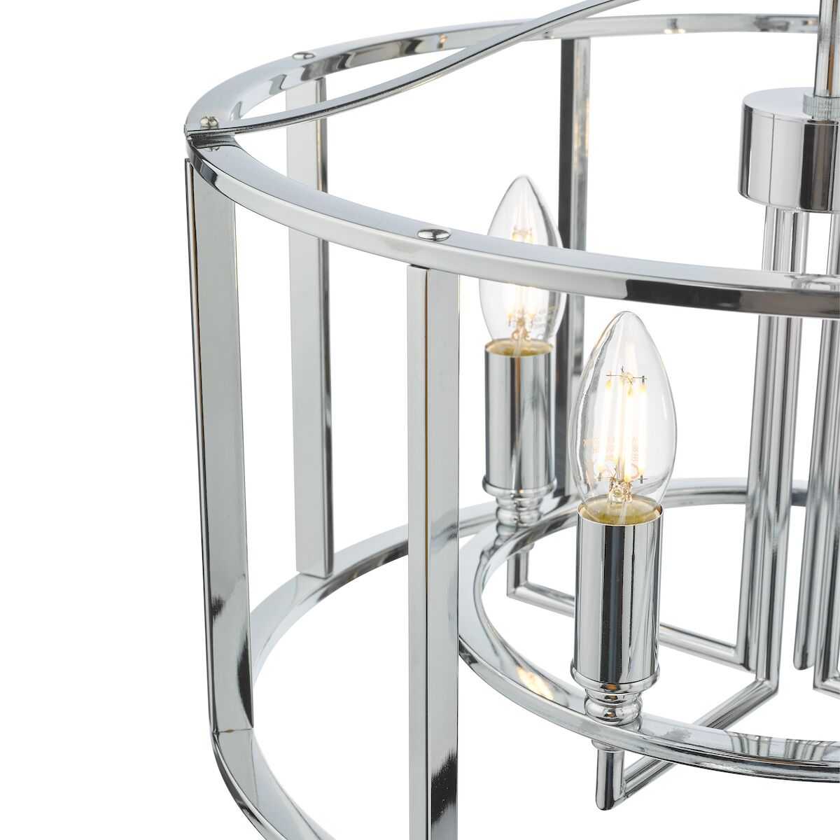 Myka 4 Light Pendant Polished Chrome<br>Polished Chrome - Image 3