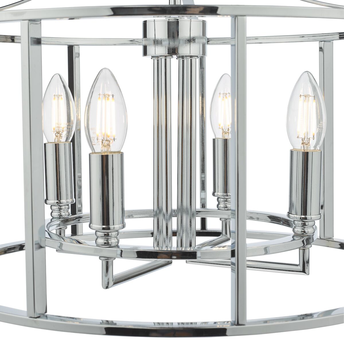 Myka 4 Light Pendant Polished Chrome<br>Polished Chrome - Image 4