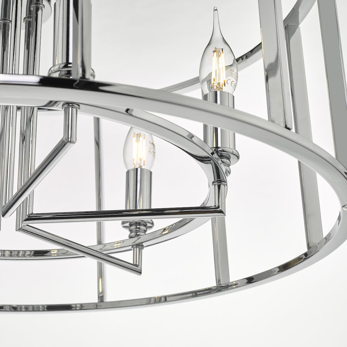 Myka 6 Light Pendant Polished Chrome<br>Polished Chrome - Image 3