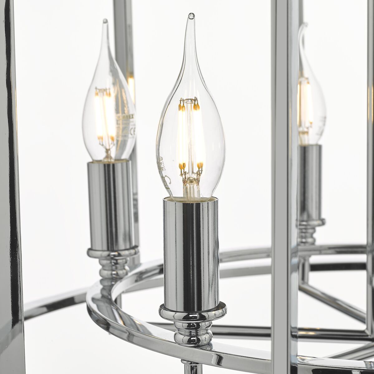 Myka 6 Light Pendant Polished Chrome<br>Polished Chrome - Image 4