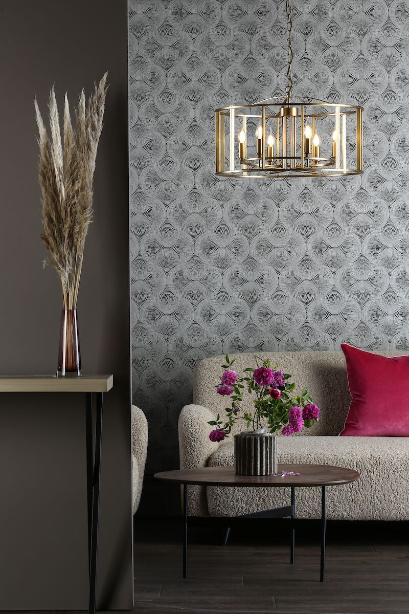 Myka 6 Light Pendant Brushed Bronze<br>Brushed Bronze - Image 6