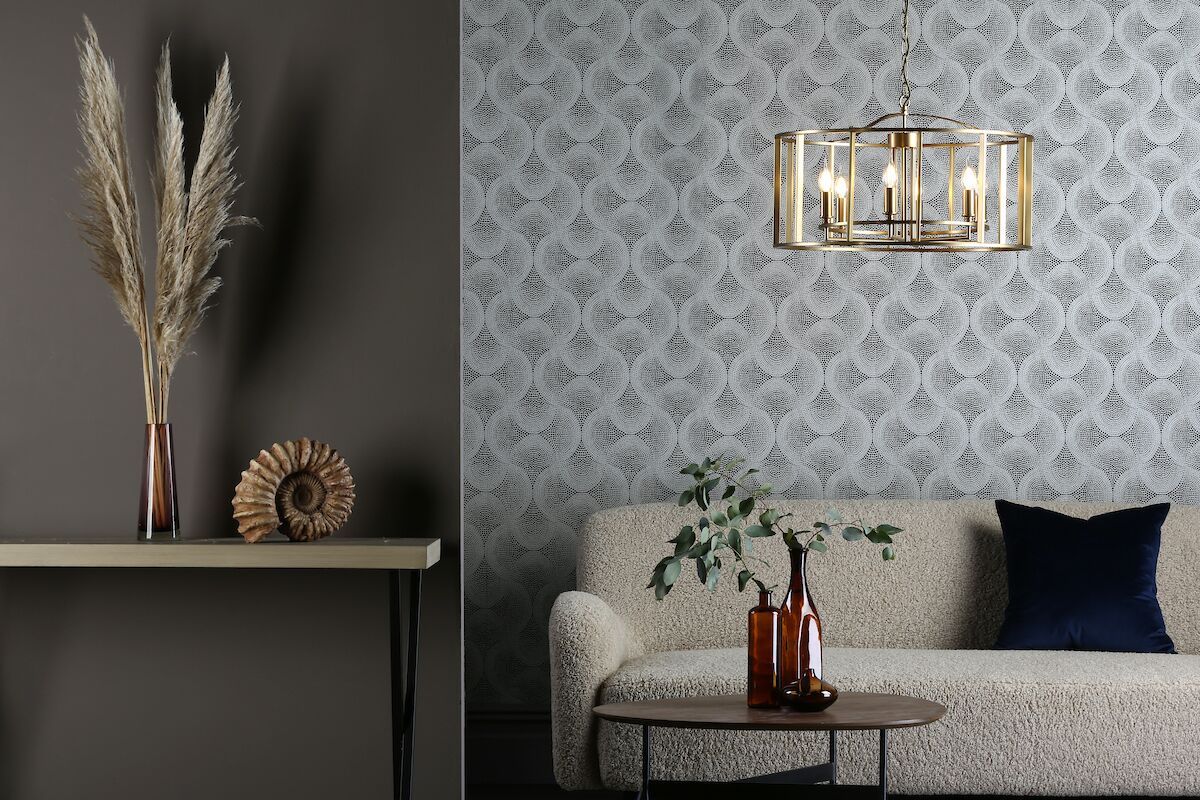 Myka 6 Light Pendant Brushed Bronze<br>Brushed Bronze - Image 8