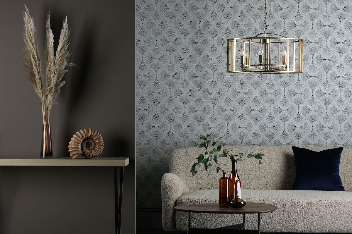 Myka 6 Light Pendant Brushed Bronze<br>Brushed Bronze - Image 9