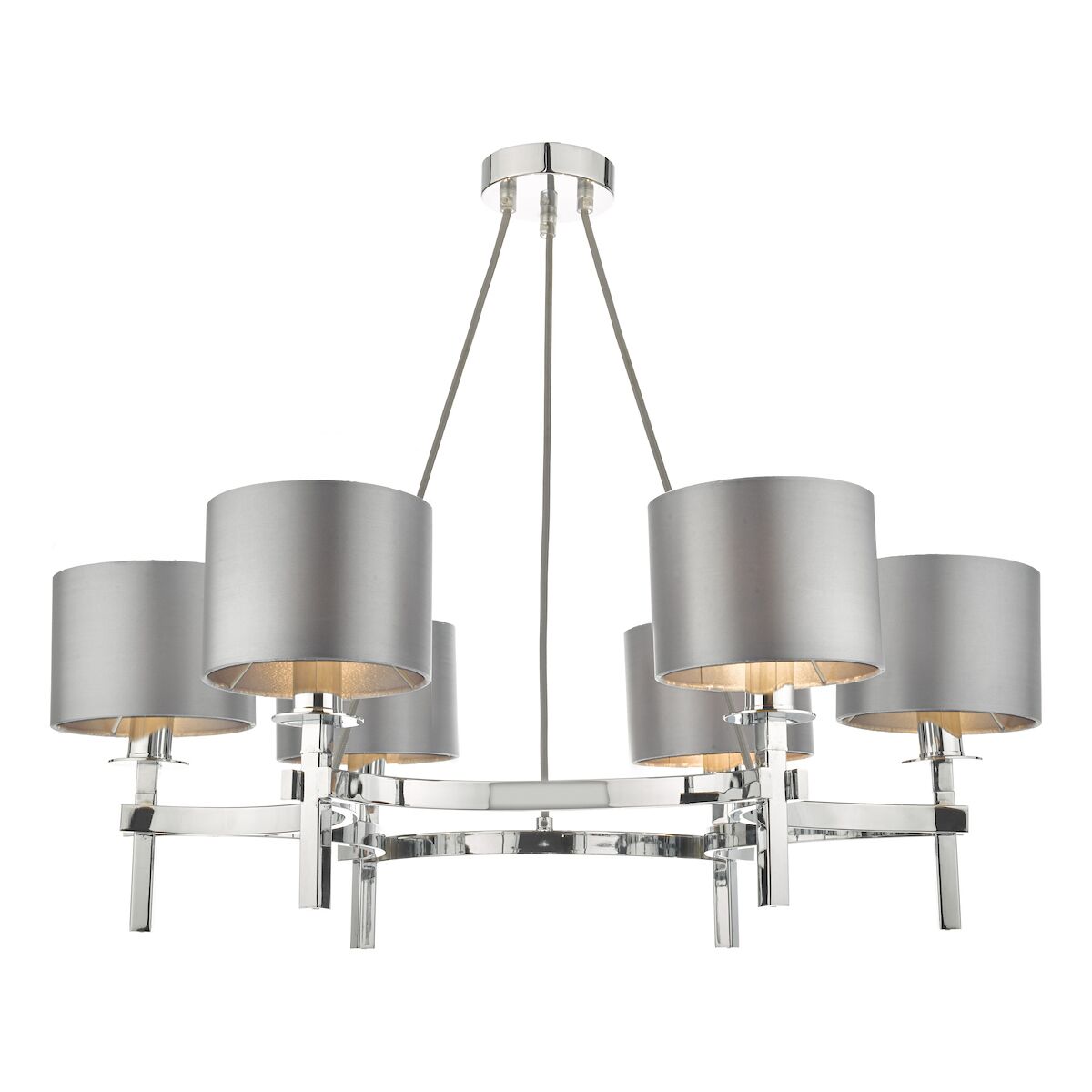 Nacala 6 Light Pendant Polished Chrome<br>Polished Chrome - Image 5