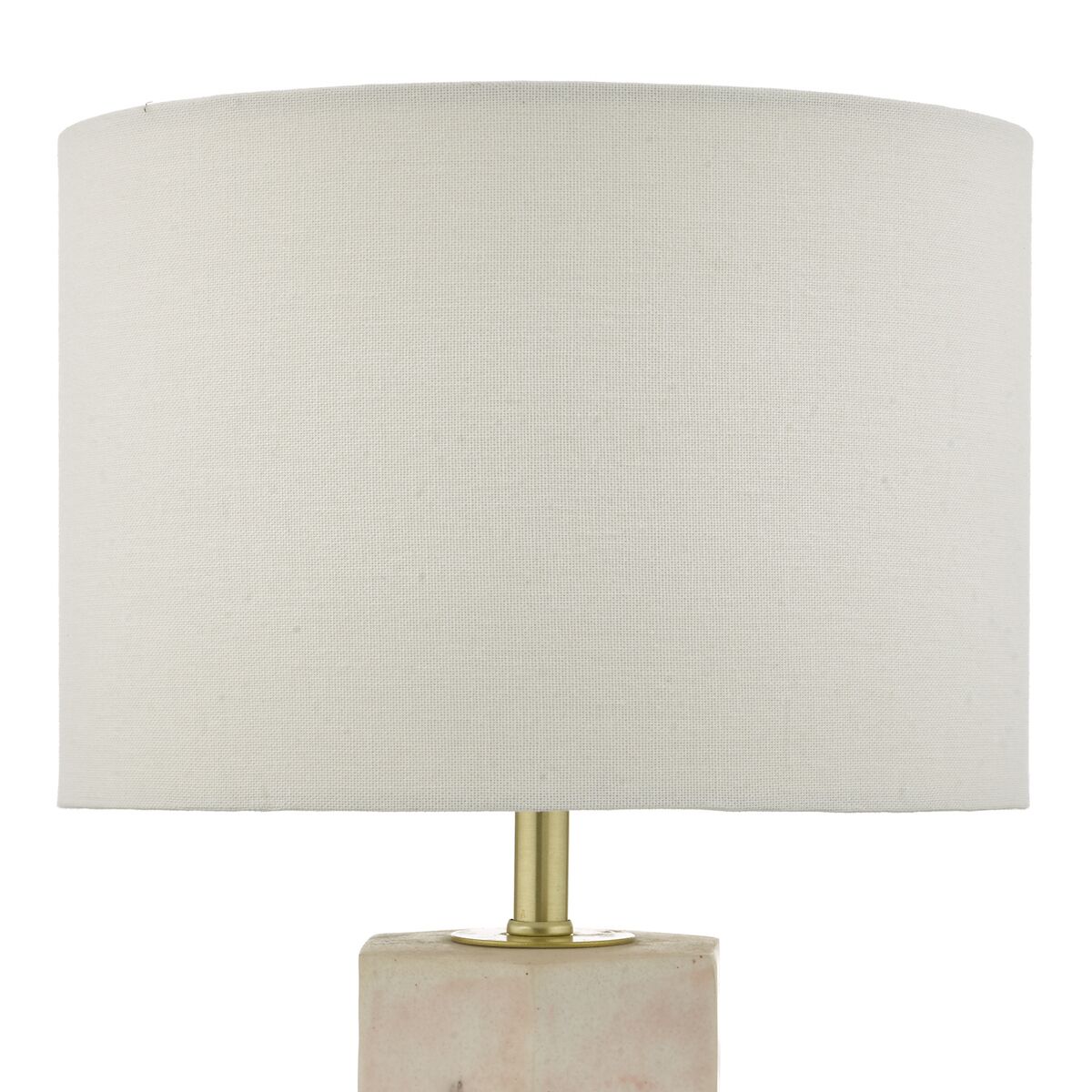 Nalani Table Lamp Pink Marble Effect With Shade <br>Marble Effect - Image 3