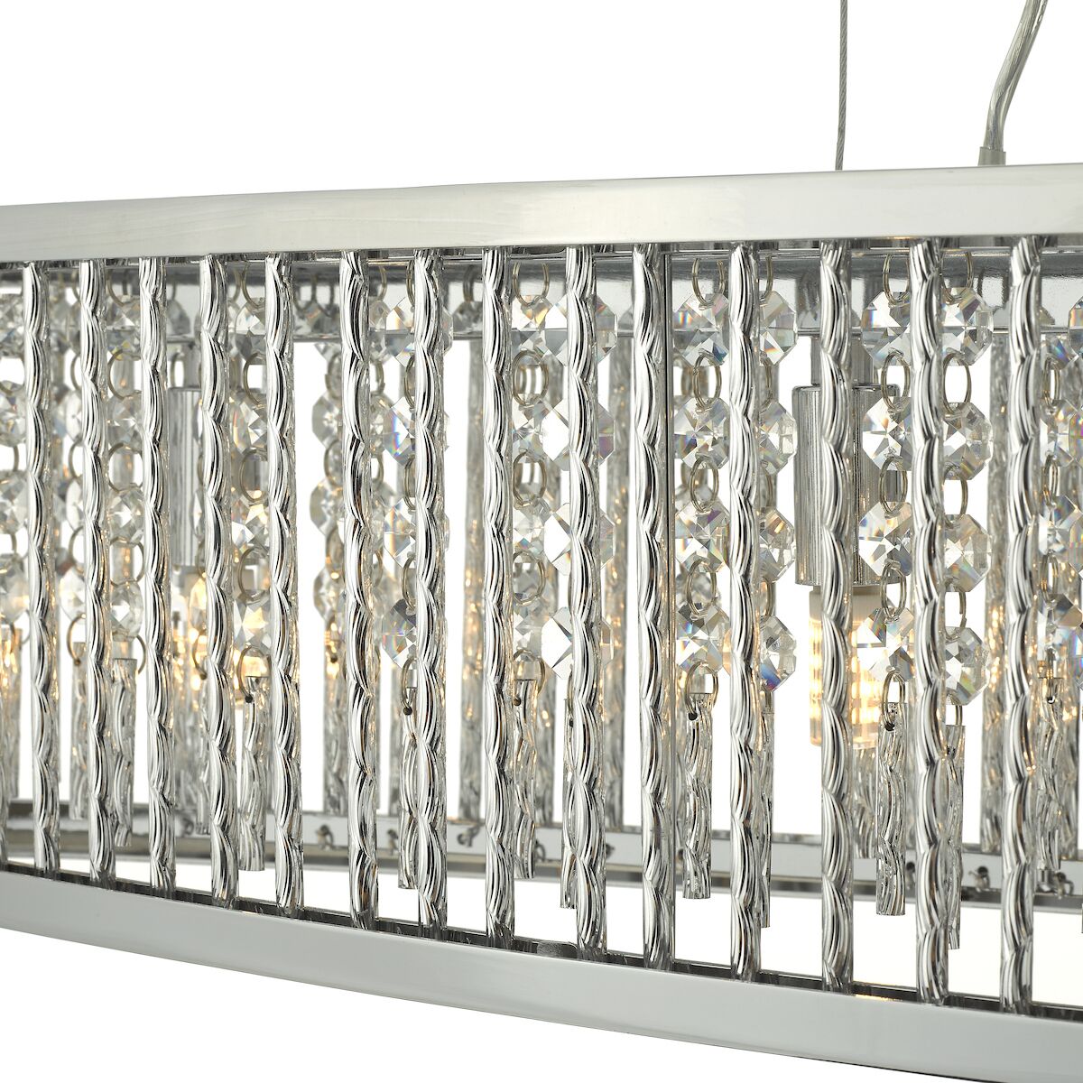 Nantes 5 Light Bar Pendant Polished Chrome Aluminium<br>Polished Chrome - Image 5