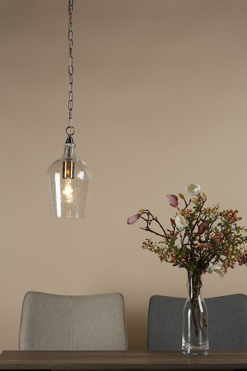 Nida Pendant Antique Brass Glass<br>Glass - Image 4