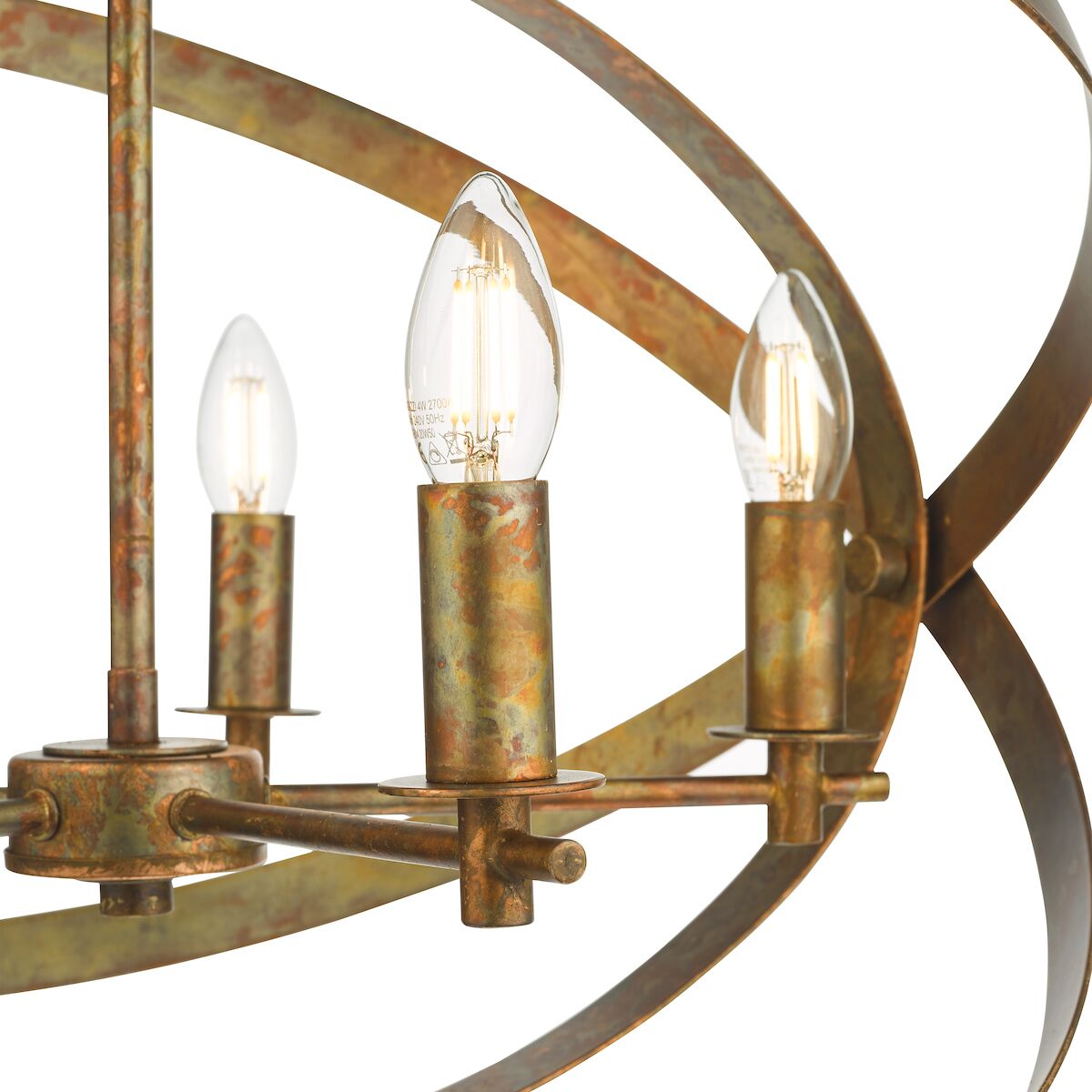 Nitya 5 Light Pendant Mottled Copper<br>Mottled Copper - Image 3