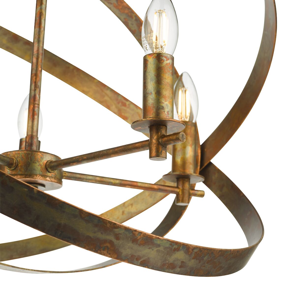Nitya 5 Light Pendant Mottled Copper<br>Mottled Copper - Image 5