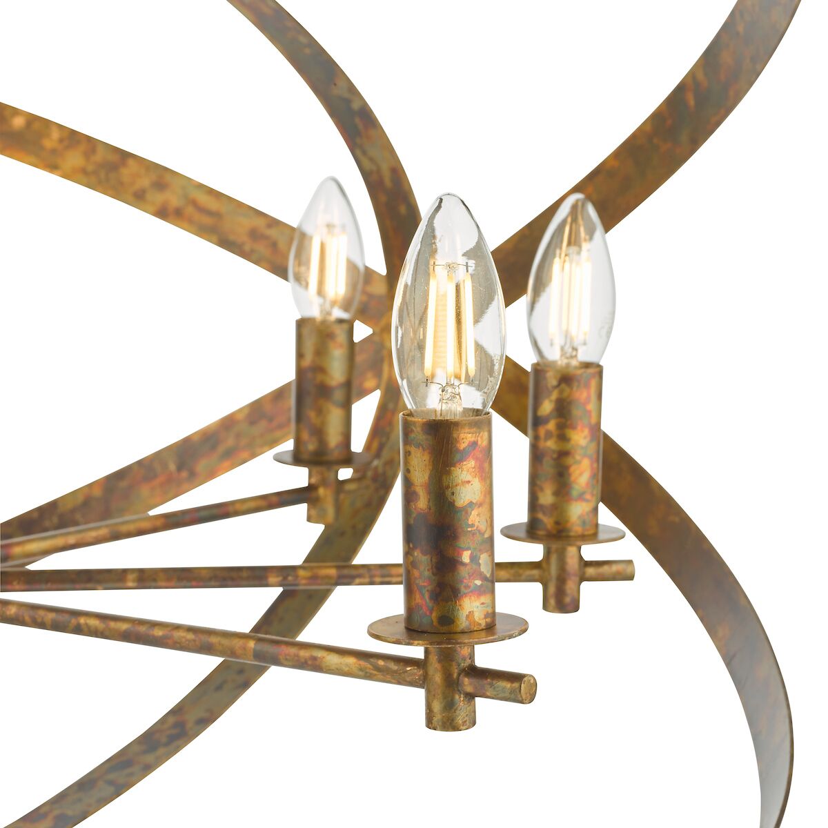 Nitya 8 Light Pendant Mottled Copper<br>Mottled Copper - Image 5