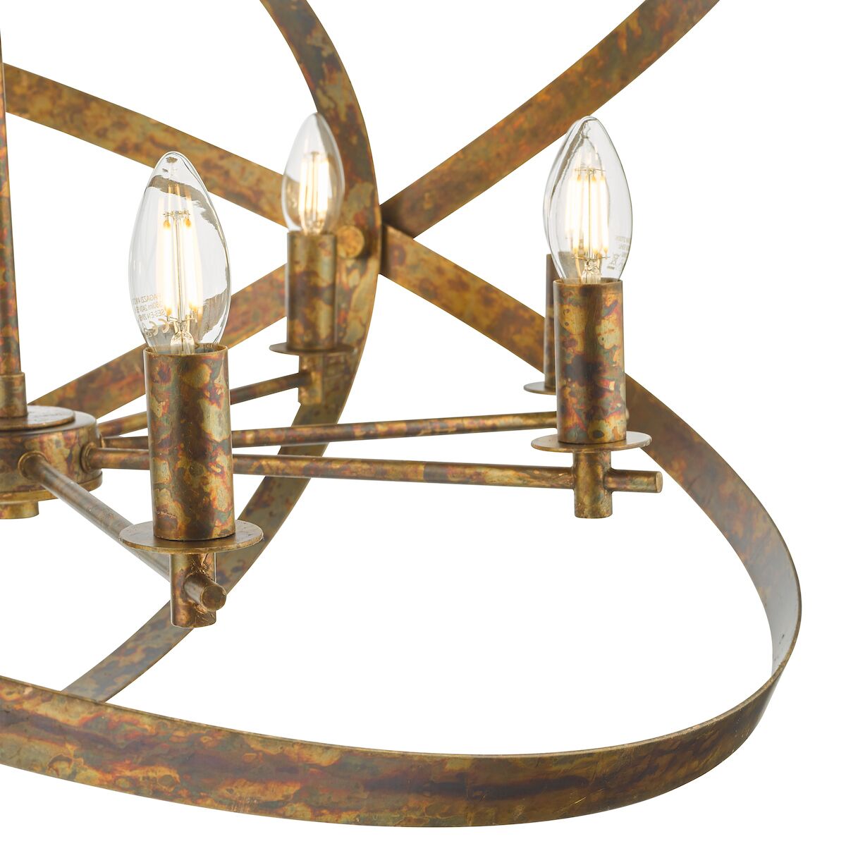 Nitya 8 Light Pendant Mottled Copper<br>Mottled Copper - Image 7