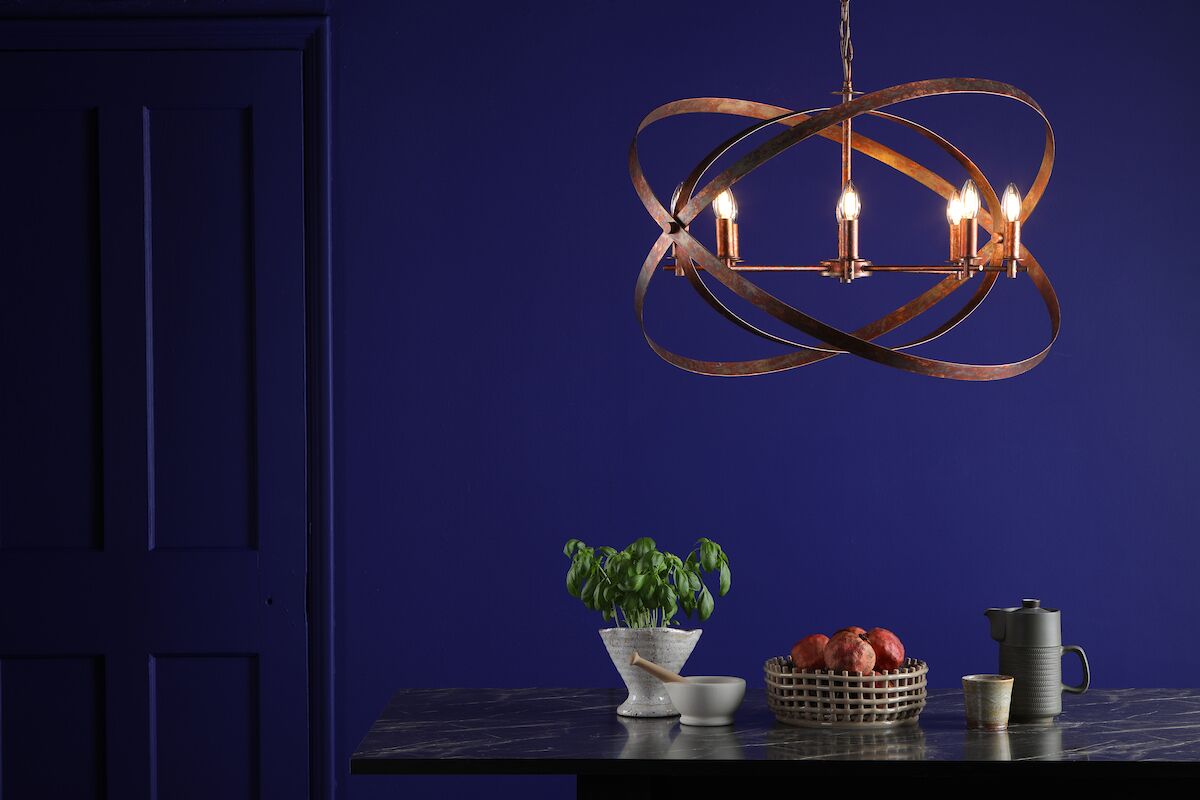Nitya 8 Light Pendant Mottled Copper<br>Mottled Copper - Image 12