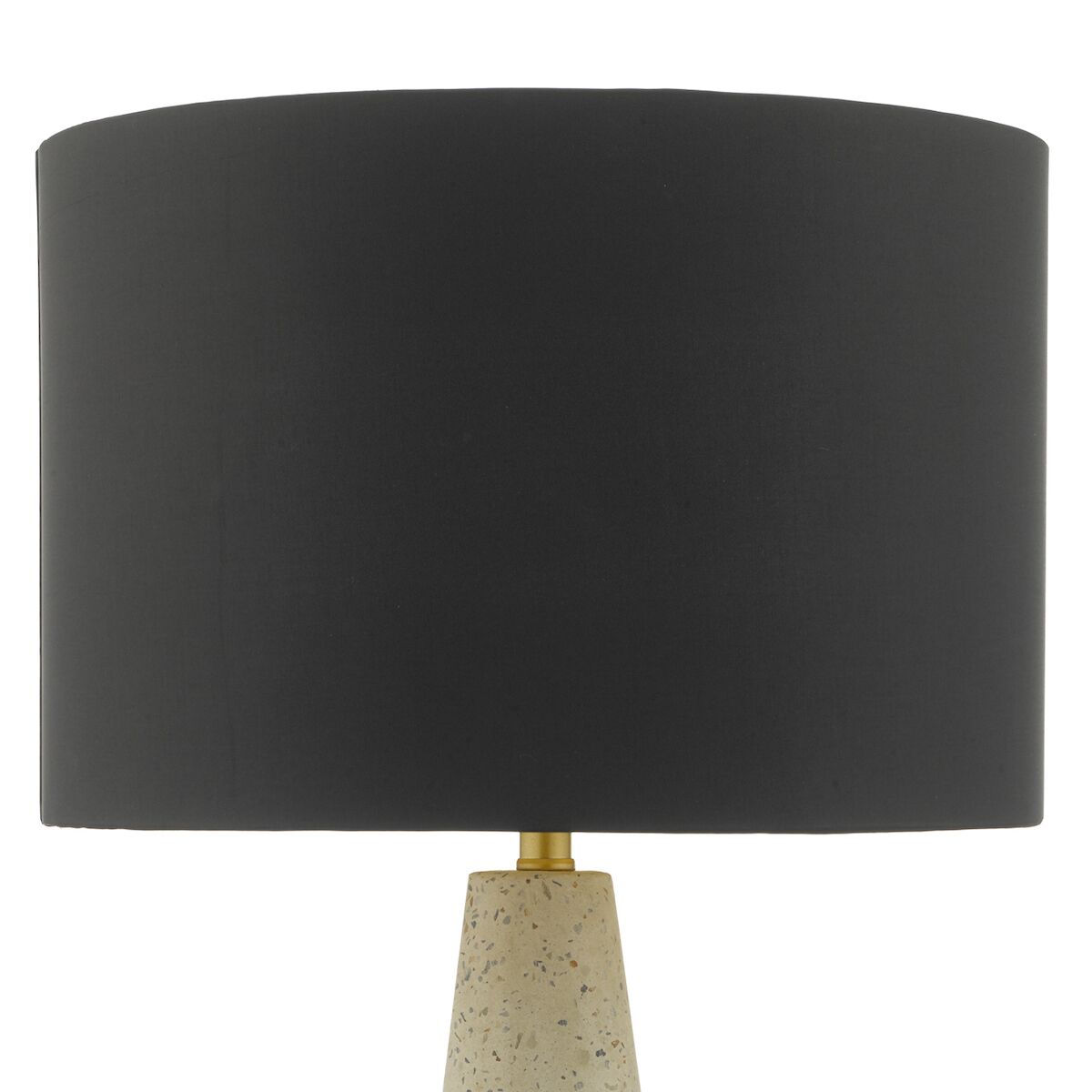 Onora Table Lamp White & Black With Shade <br>Matt Stone - Image 4