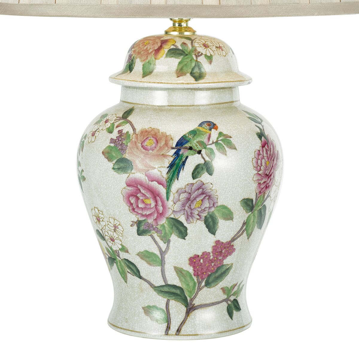 Peony Table Lamp Floral Design Base Only<br>Multi Coloured - Image 2