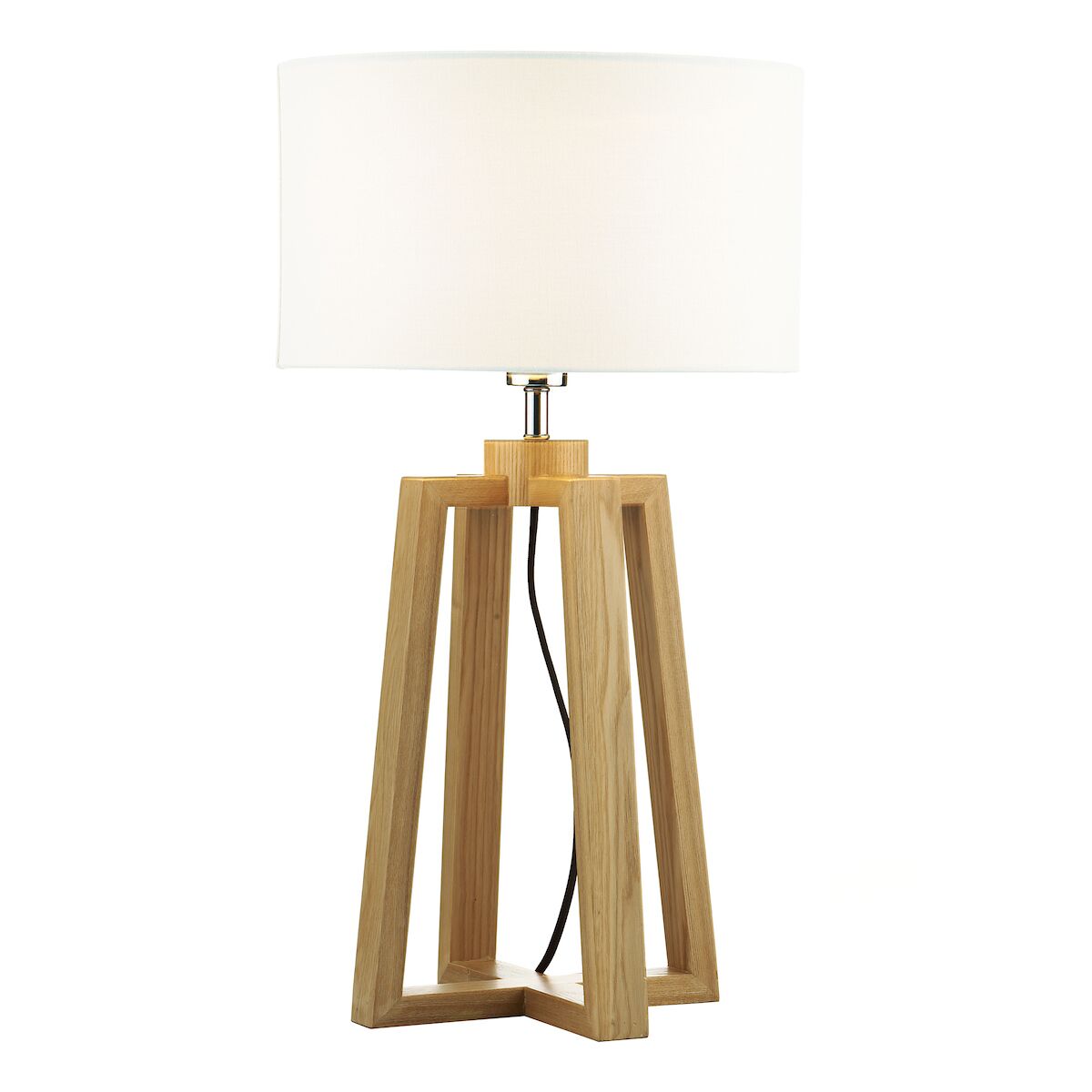 Pyramid Table & Floor Twin Pack Comes With Shade s<br>Wood - Image 2