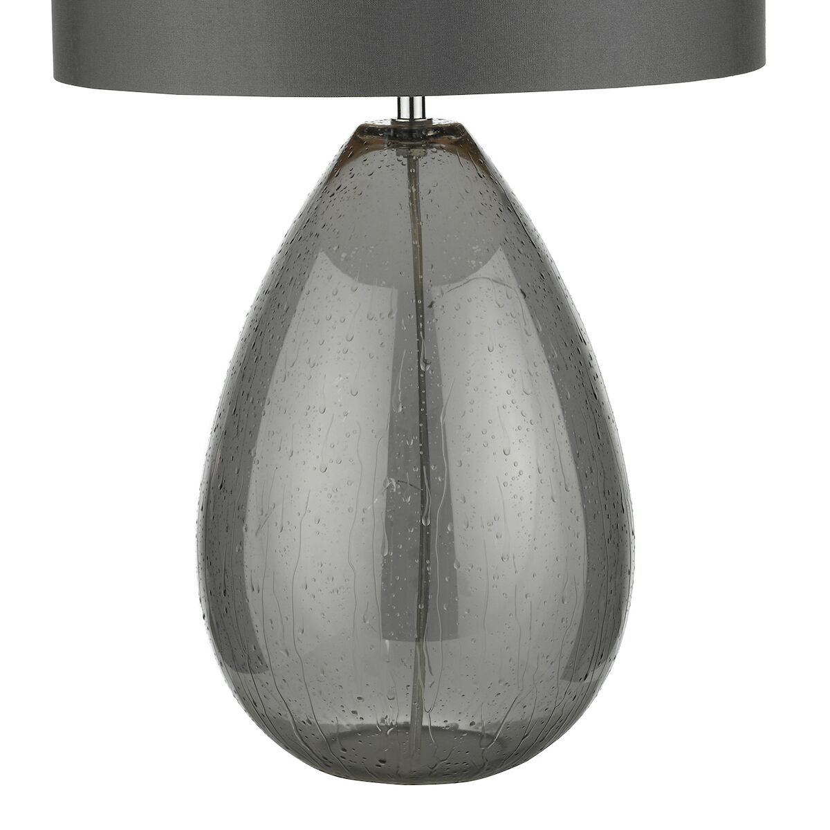 Rain Table Lamp Smoked Glass With Shade <br>Smoked Glass - Image 2