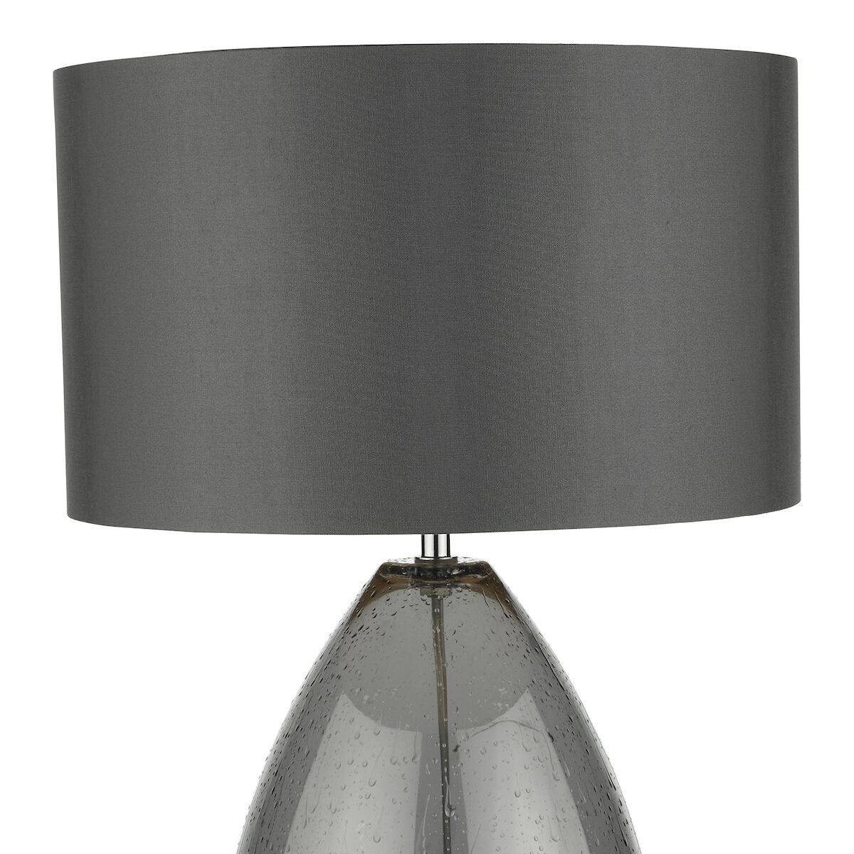 Rain Table Lamp Smoked Glass With Shade <br>Smoked Glass - Image 3
