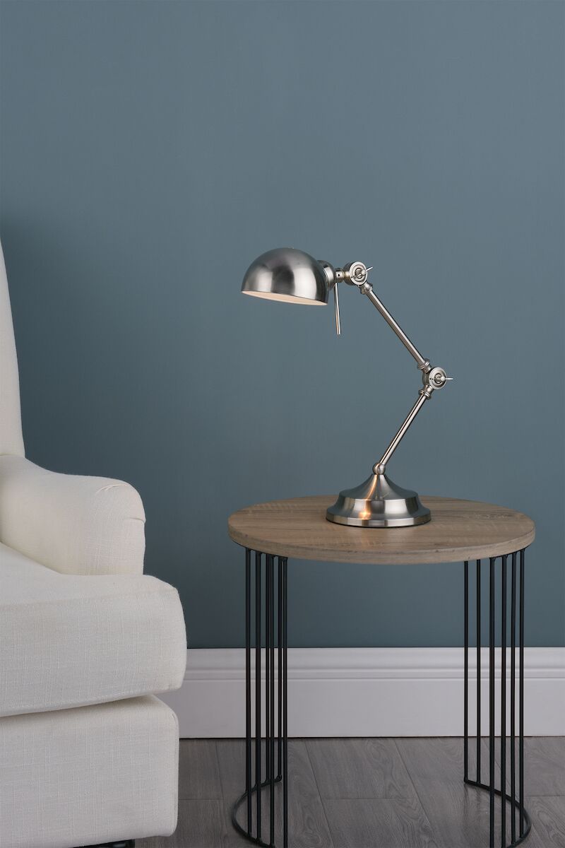 Ranger Task Table Lamp Satin Chrome<br>Satin Chrome - Image 4