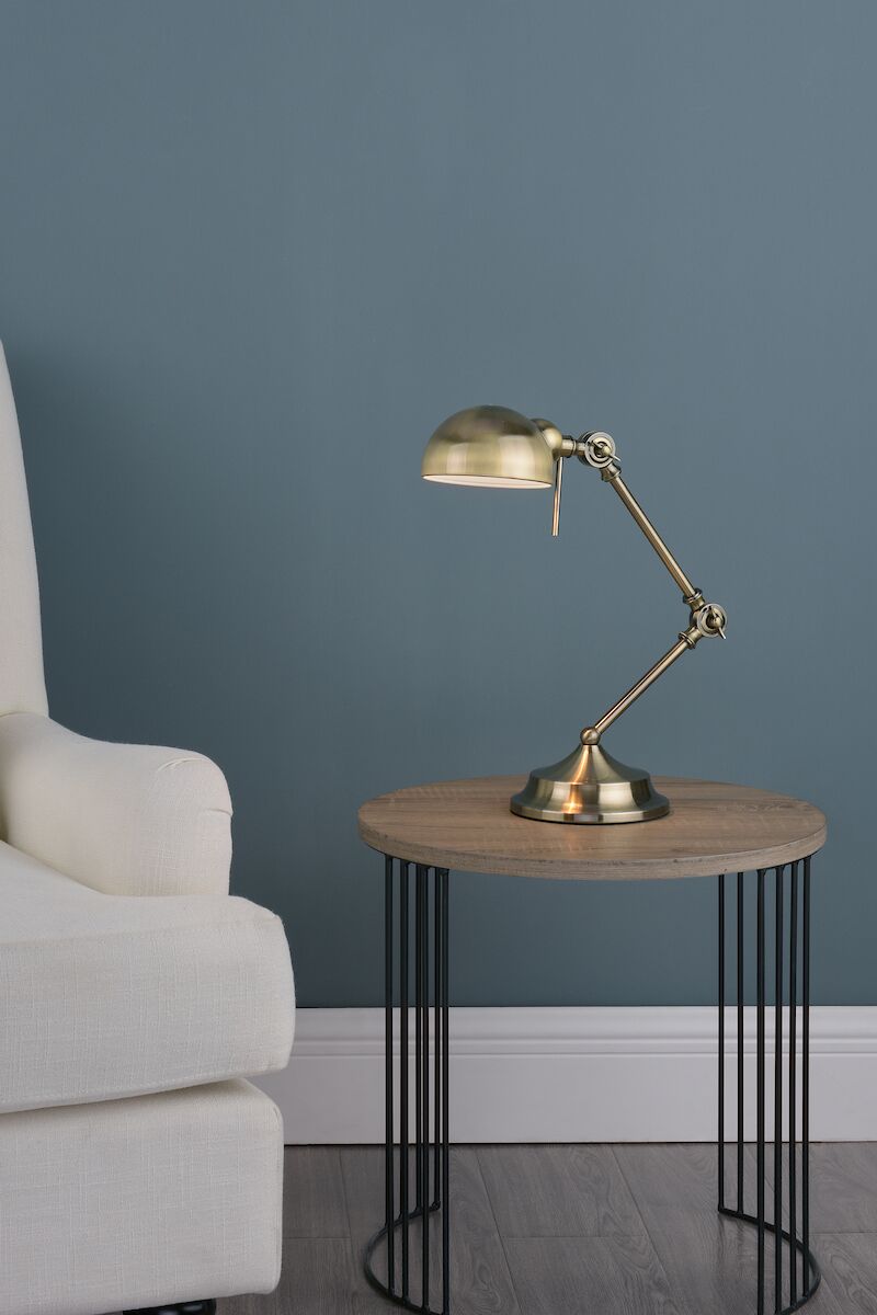 Ranger Task Table Lamp Antique Brass<br>Antique Brass - Image 5