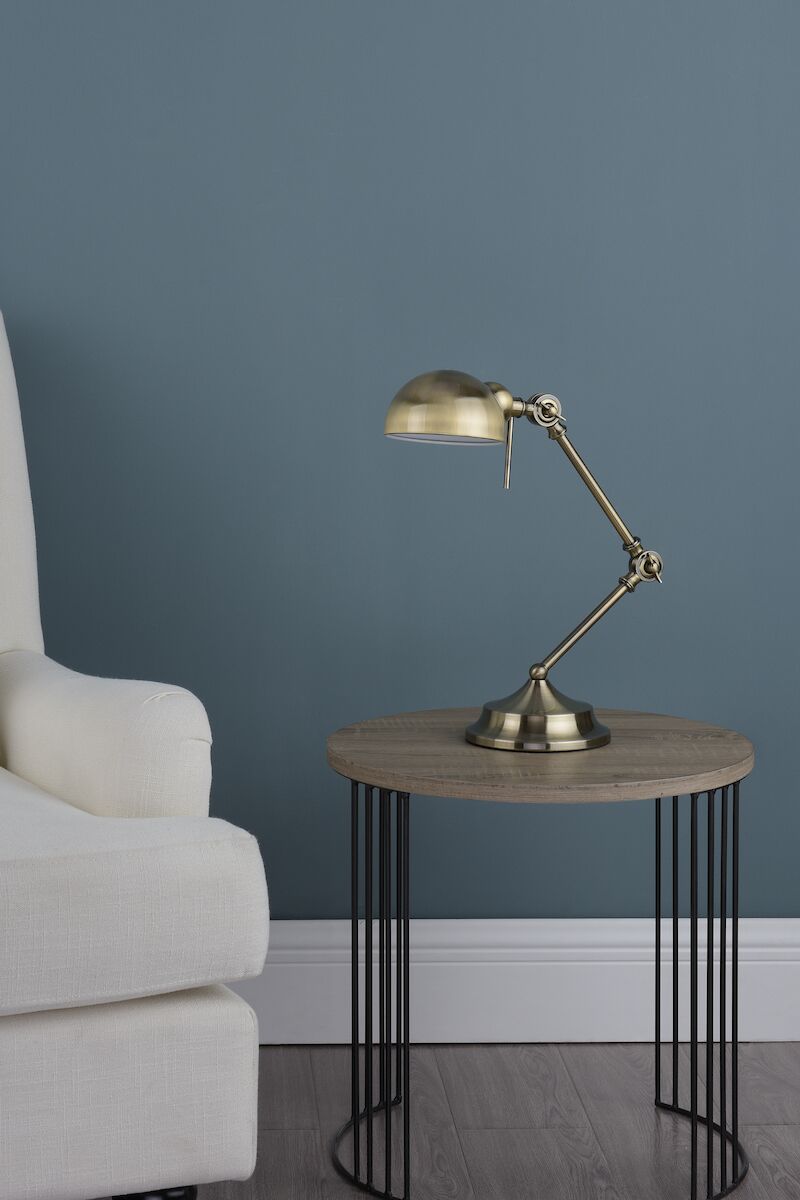 Ranger Task Table Lamp Antique Brass<br>Antique Brass - Image 6